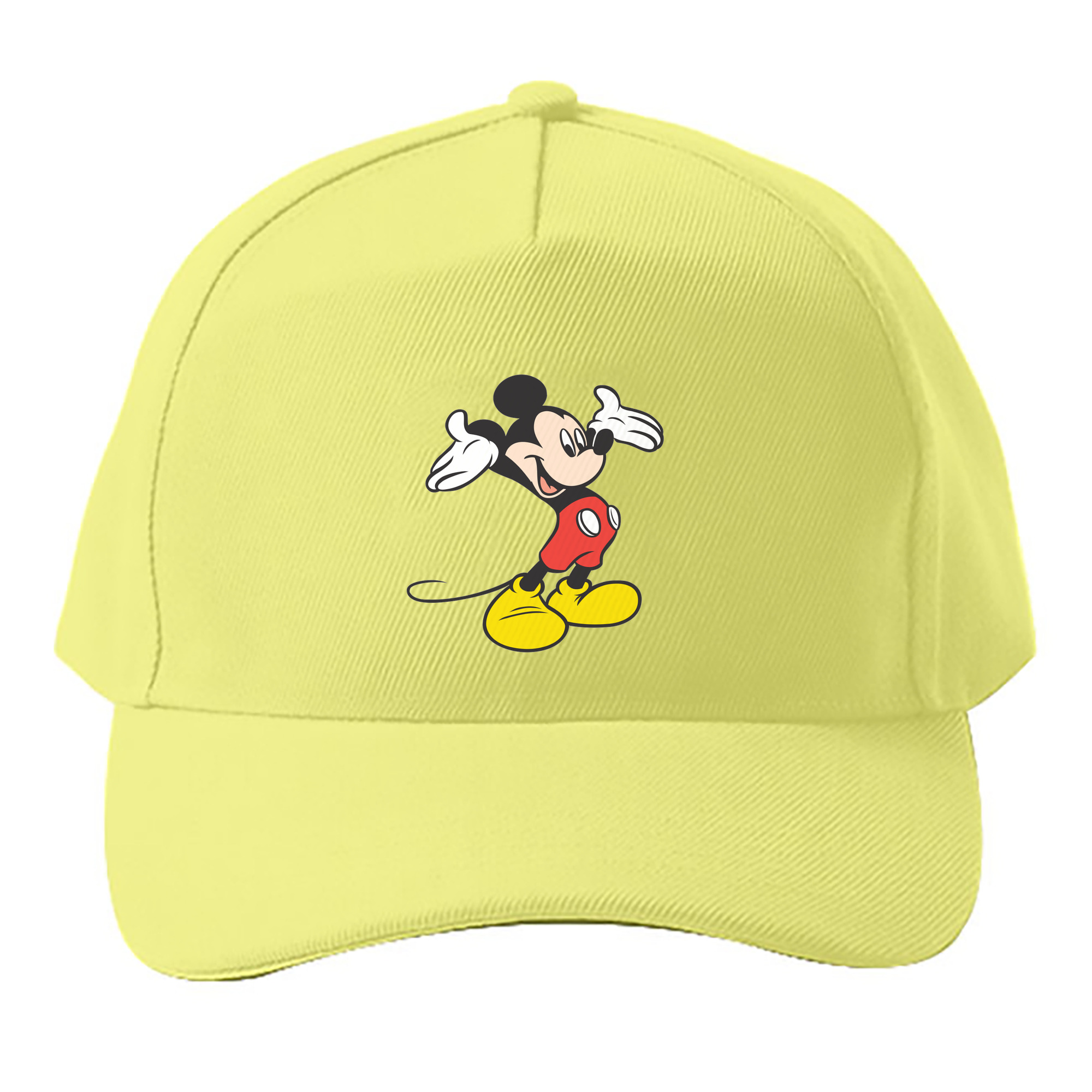 （画像用） ミッキーマウス Mickey Mouse ベースボールキャップ 綿100％ 男女兼用 帽子 スポーツ