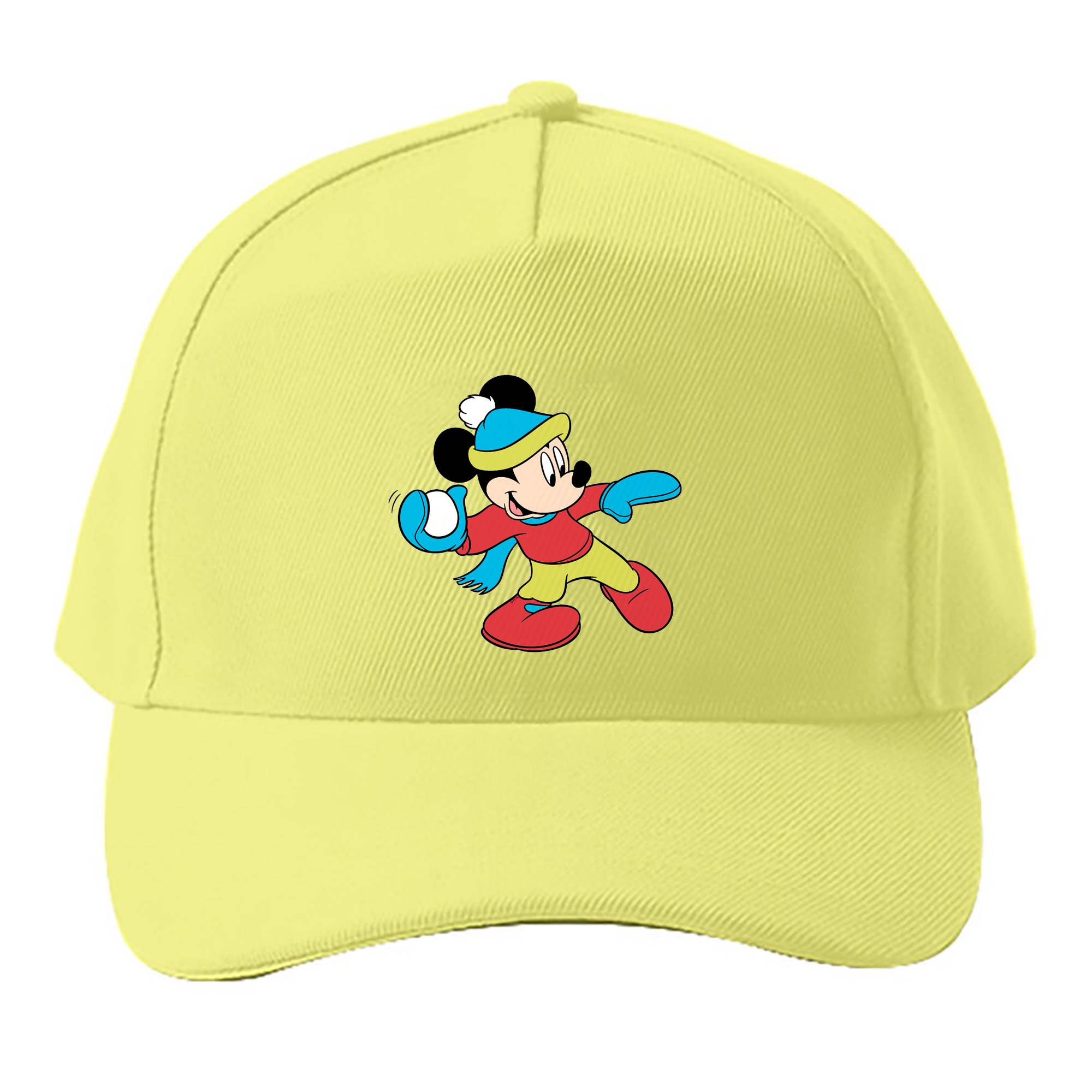 （画像用） ミッキーマウス Mickey Mouse ベースボールキャップ 綿100％ 男女兼用 帽子 スポーツ