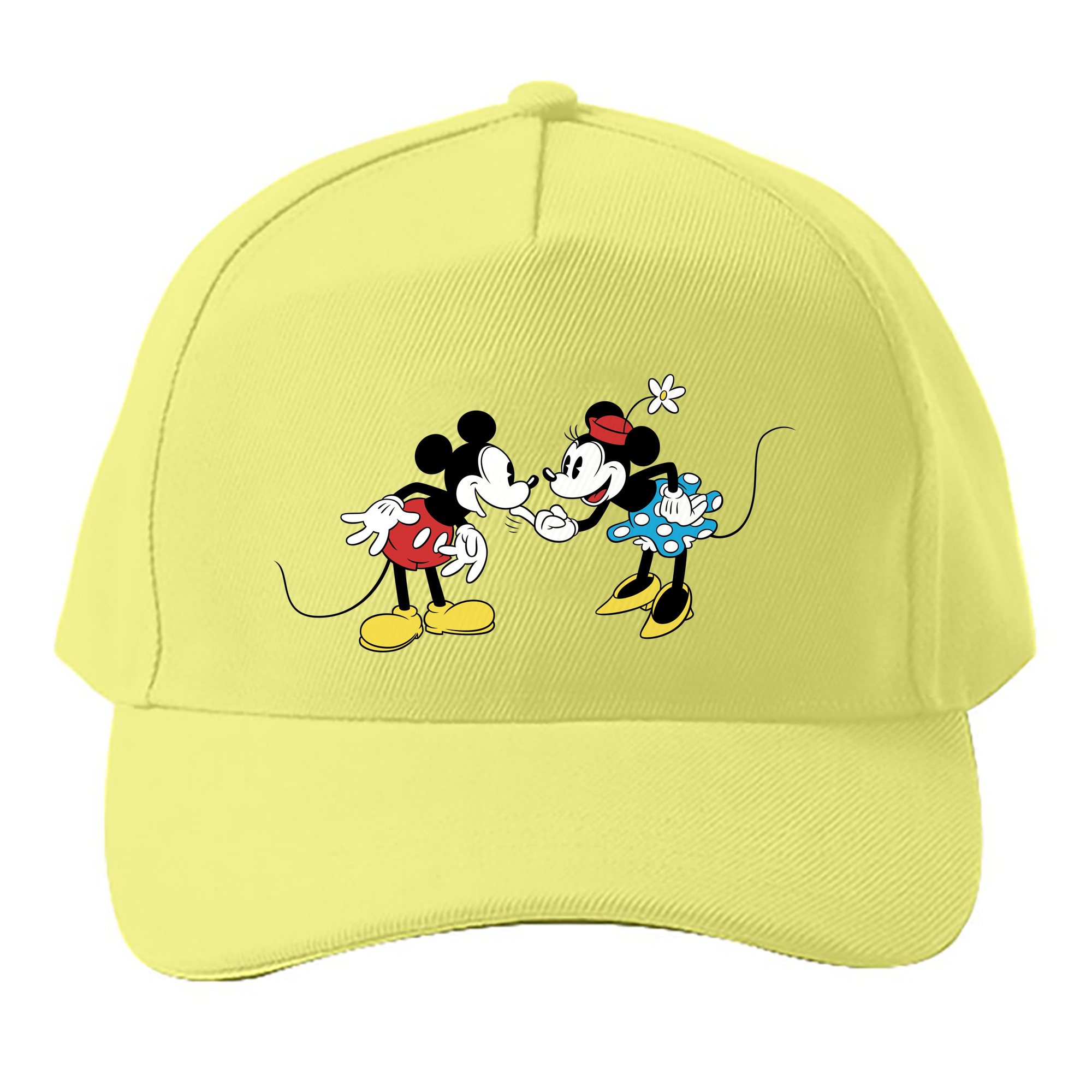 （画像用） ミッキーマウス Mickey Mouse ベースボールキャップ 綿100％ 男女兼用 帽子 スポーツ