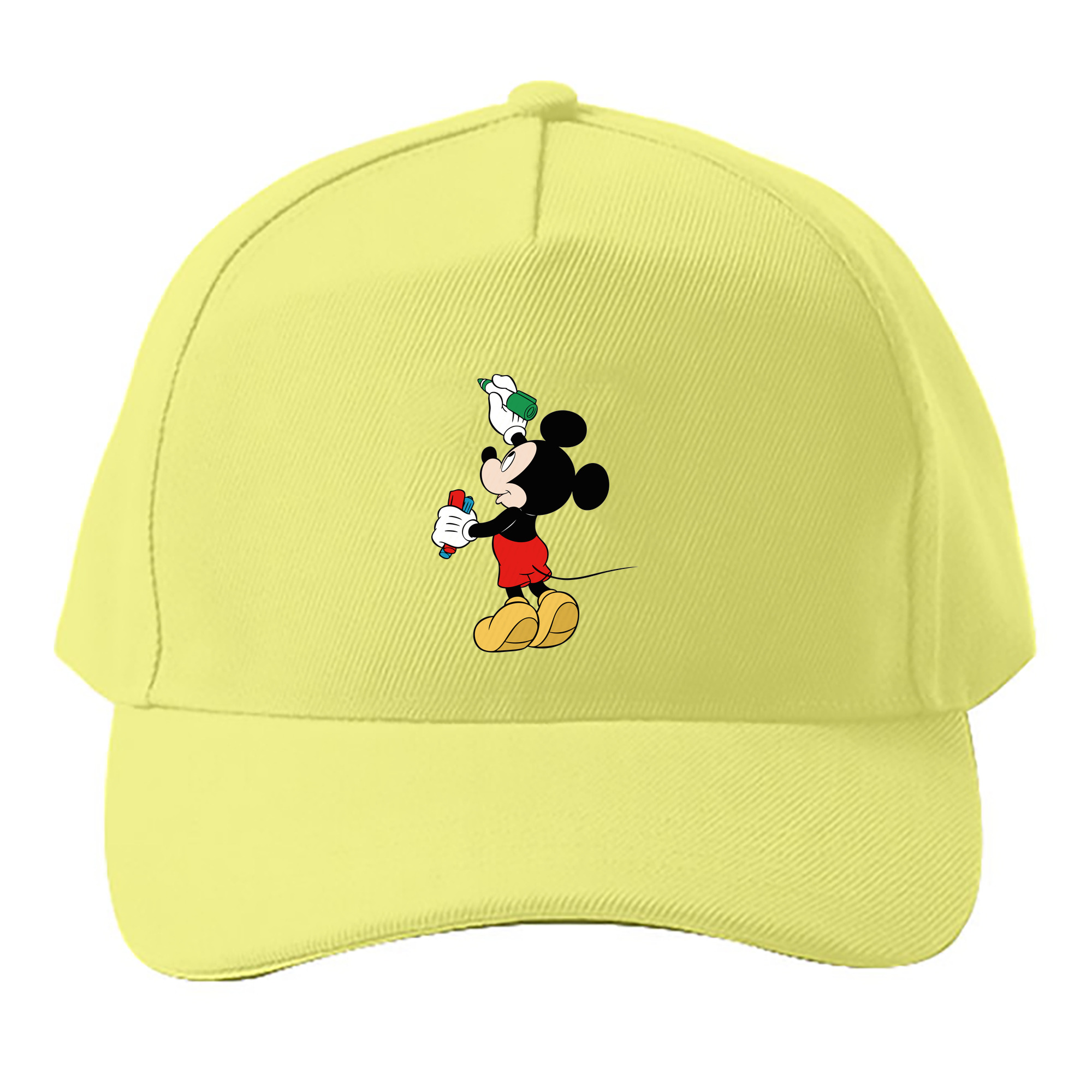 （画像用） ミッキーマウス Mickey Mouse ベースボールキャップ 綿100％ 男女兼用 帽子 スポーツ