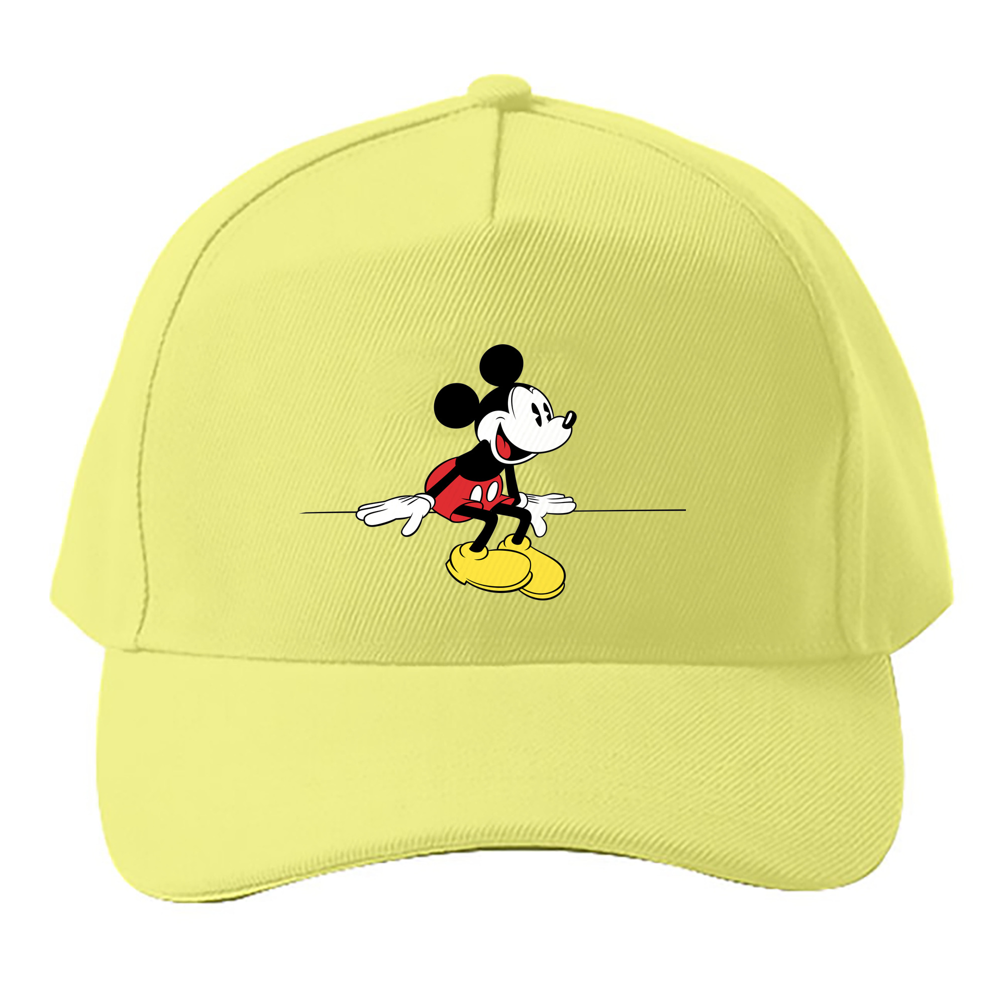 （画像用） ミッキーマウス Mickey Mouse ベースボールキャップ 綿100％ 男女兼用 帽子 スポーツ