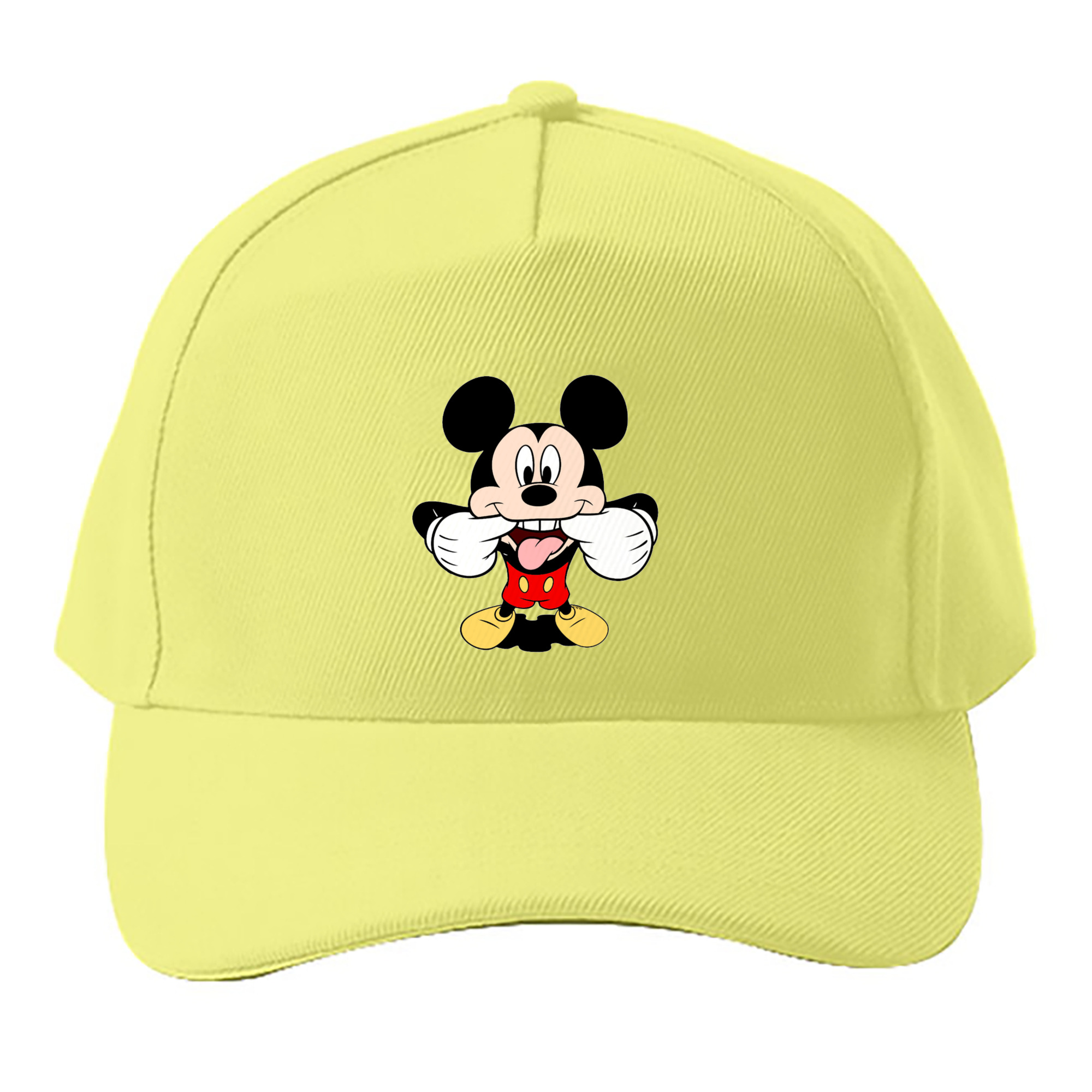 （画像用） ミッキーマウス Mickey Mouse ベースボールキャップ 綿100％ 男女兼用 帽子 スポーツ