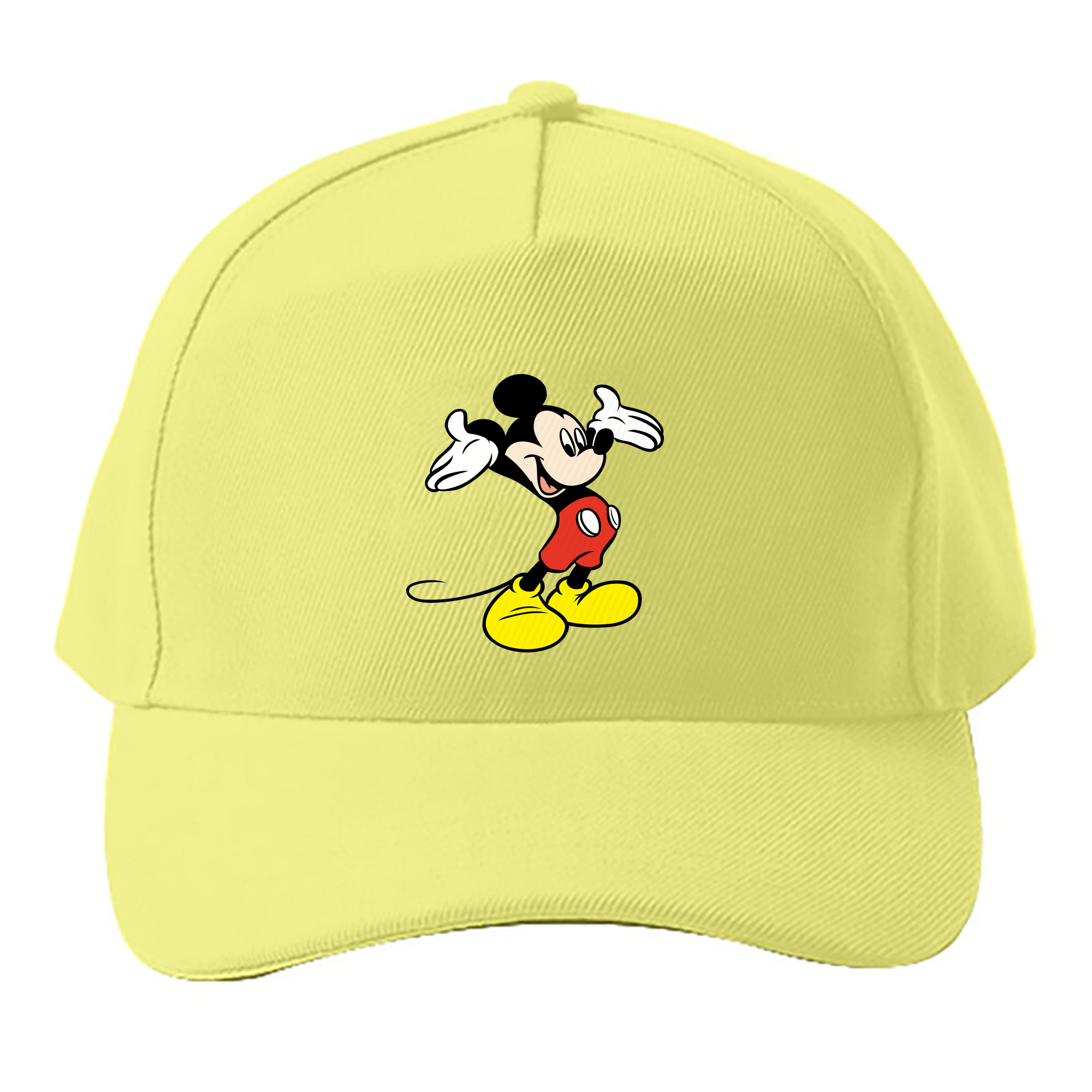 （画像用） ミッキーマウス Mickey Mouse ベースボールキャップ 綿100％ 男女兼用 帽子 スポーツ