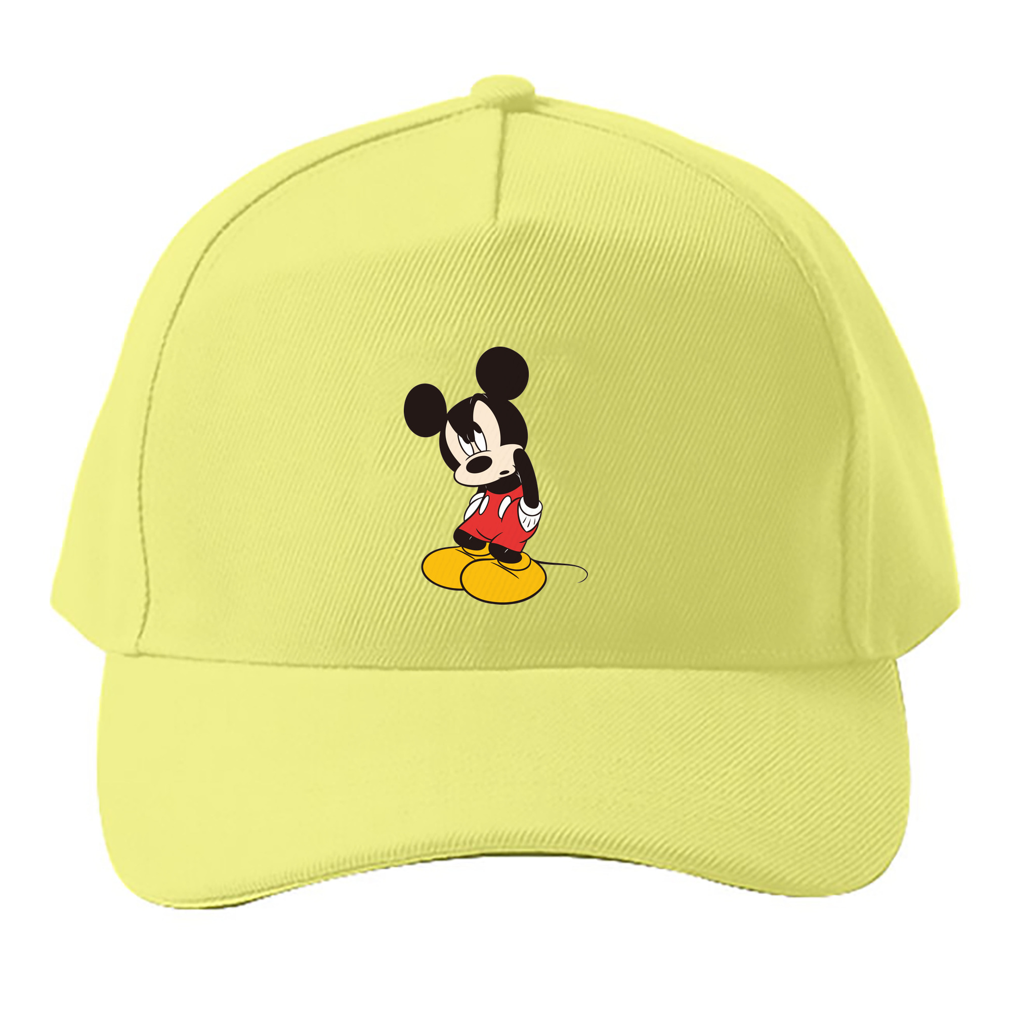（画像用） ミッキーマウス Mickey Mouse ベースボールキャップ 綿100％ 男女兼用 帽子 スポーツ