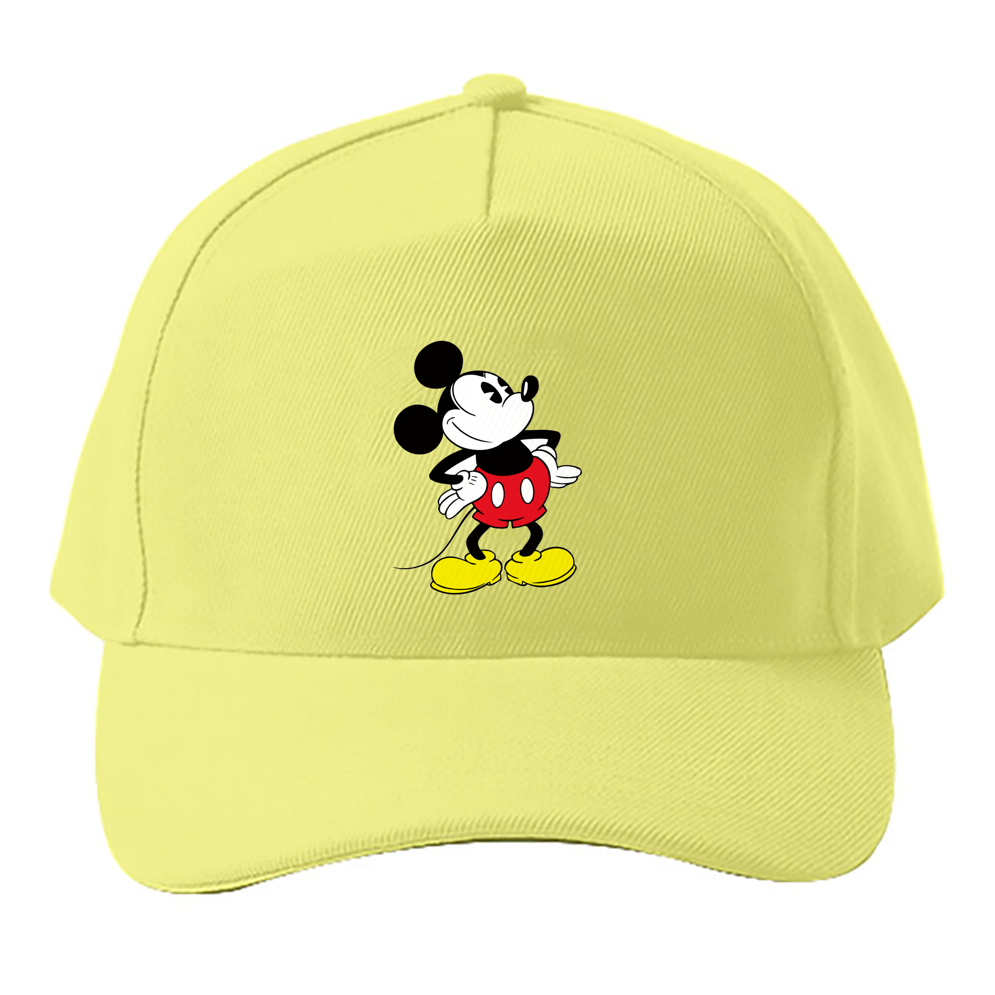（画像用） ミッキーマウス Mickey Mouse ベースボールキャップ 綿100％ 男女兼用 帽子 スポーツ