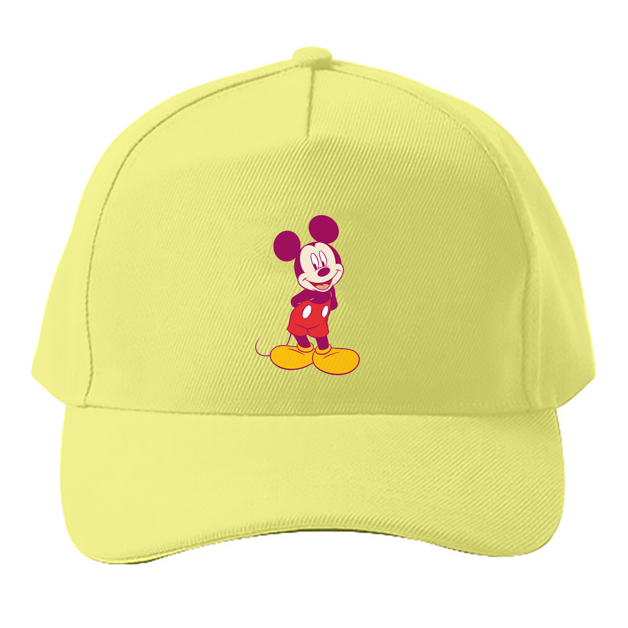 （画像用） ミッキーマウス Mickey Mouse ベースボールキャップ 綿100％ 男女兼用 帽子 スポーツ
