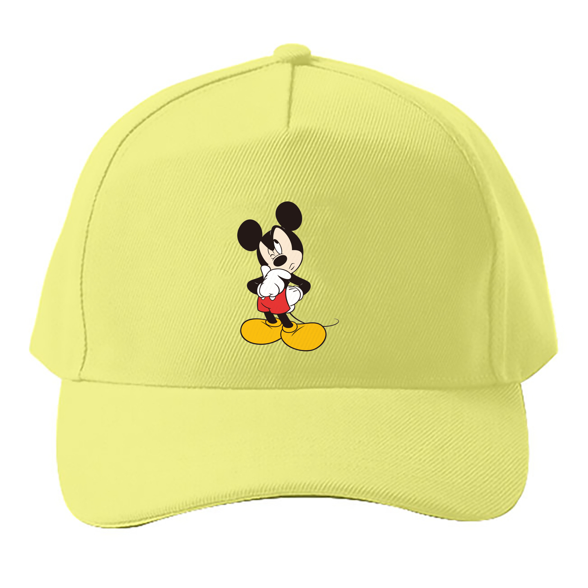 （画像用） ミッキーマウス Mickey Mouse ベースボールキャップ 綿100％ 男女兼用 帽子 スポーツ