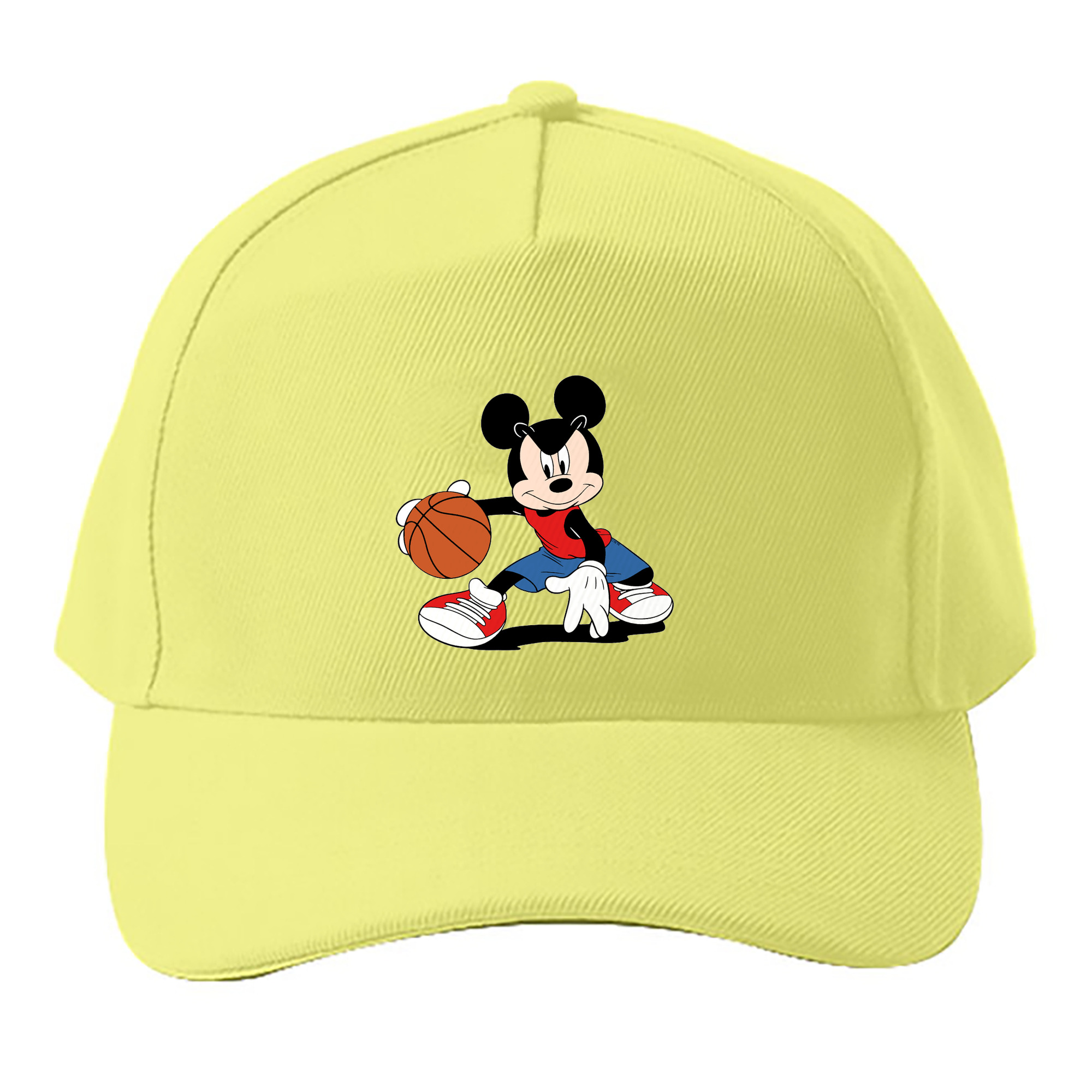 （画像用） ミッキーマウス Mickey Mouse ベースボールキャップ 綿100％ 男女兼用 帽子 スポーツ