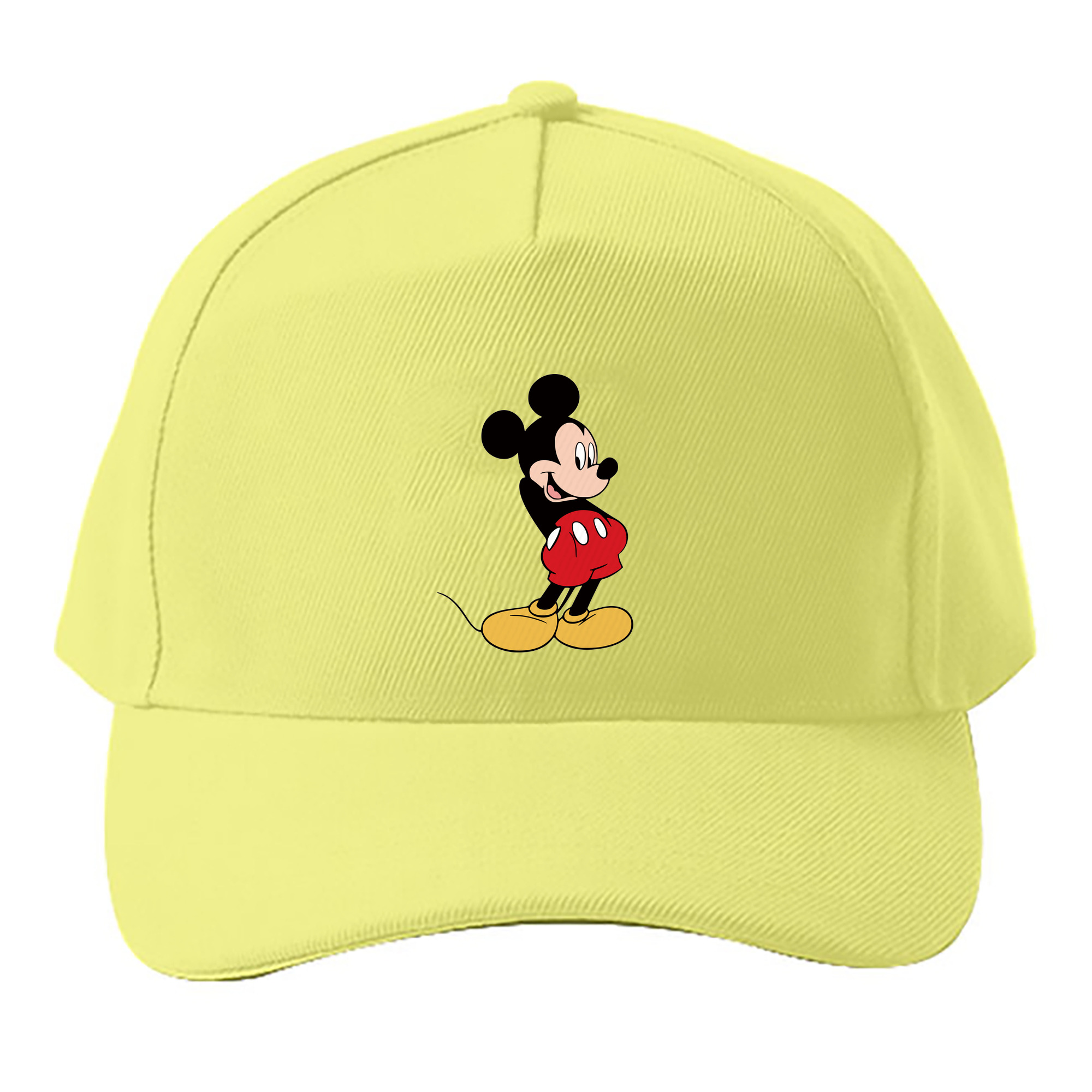（画像用） ミッキーマウス Mickey Mouse ベースボールキャップ 綿100％ 男女兼用 帽子 スポーツ