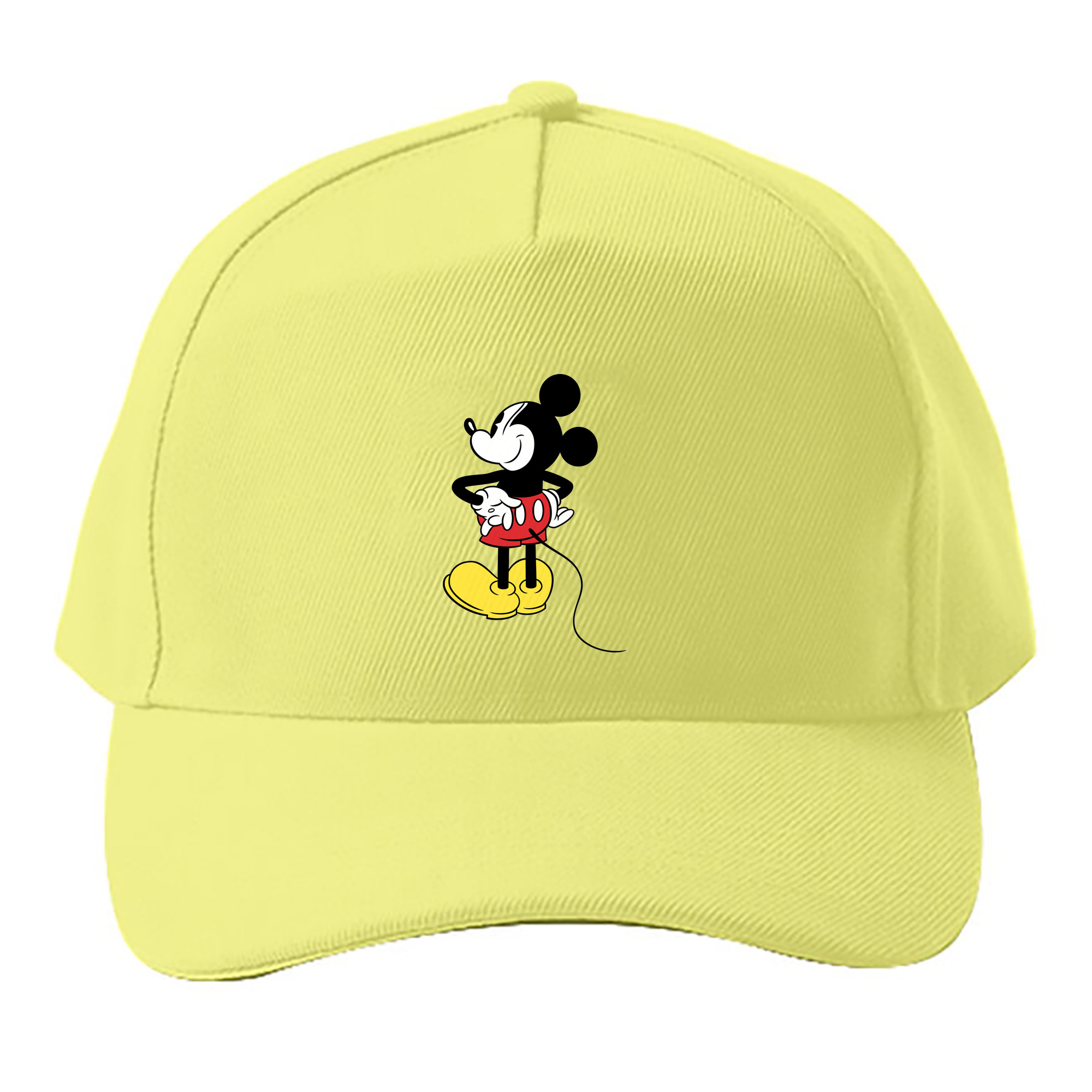 （画像用） ミッキーマウス Mickey Mouse ベースボールキャップ 綿100％ 男女兼用 帽子 スポーツ