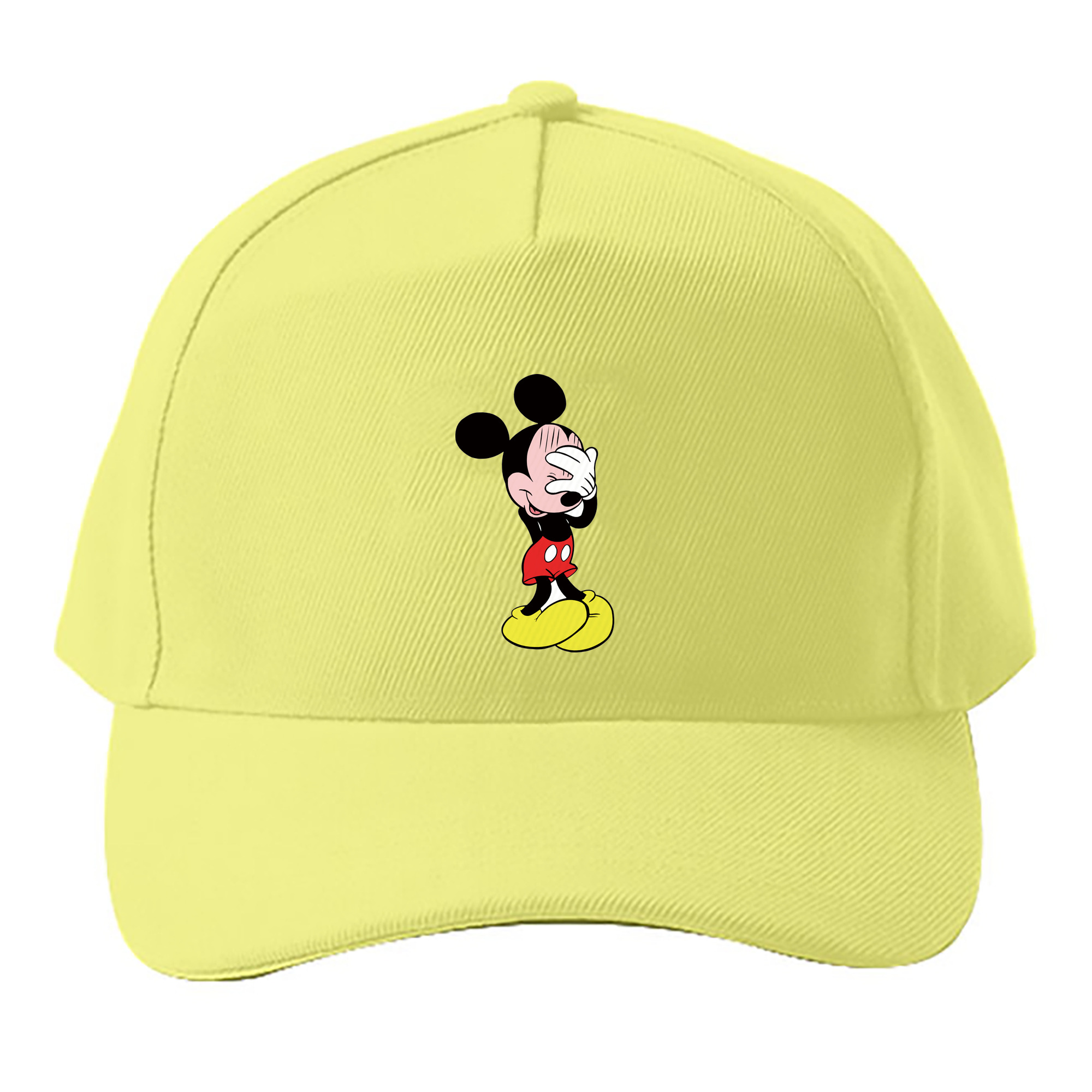 （画像用） ミッキーマウス Mickey Mouse ベースボールキャップ 綿100％ 男女兼用 帽子 スポーツ