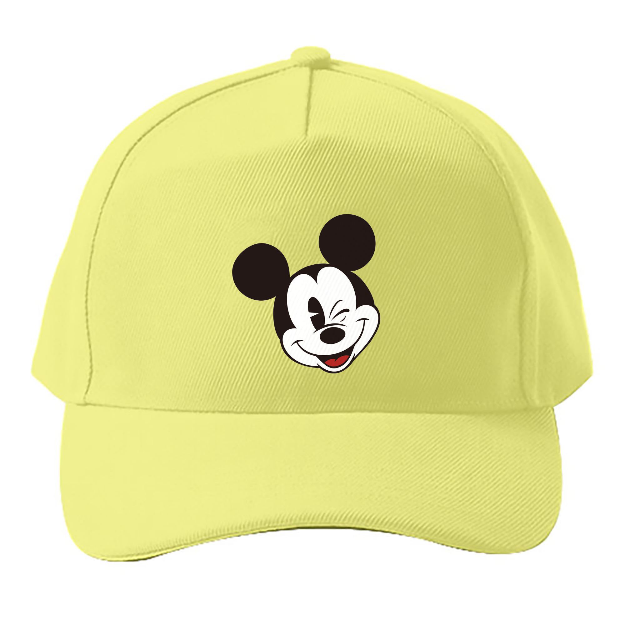 （画像用） ミッキーマウス Mickey Mouse ベースボールキャップ 綿100％ 男女兼用 帽子 スポーツ
