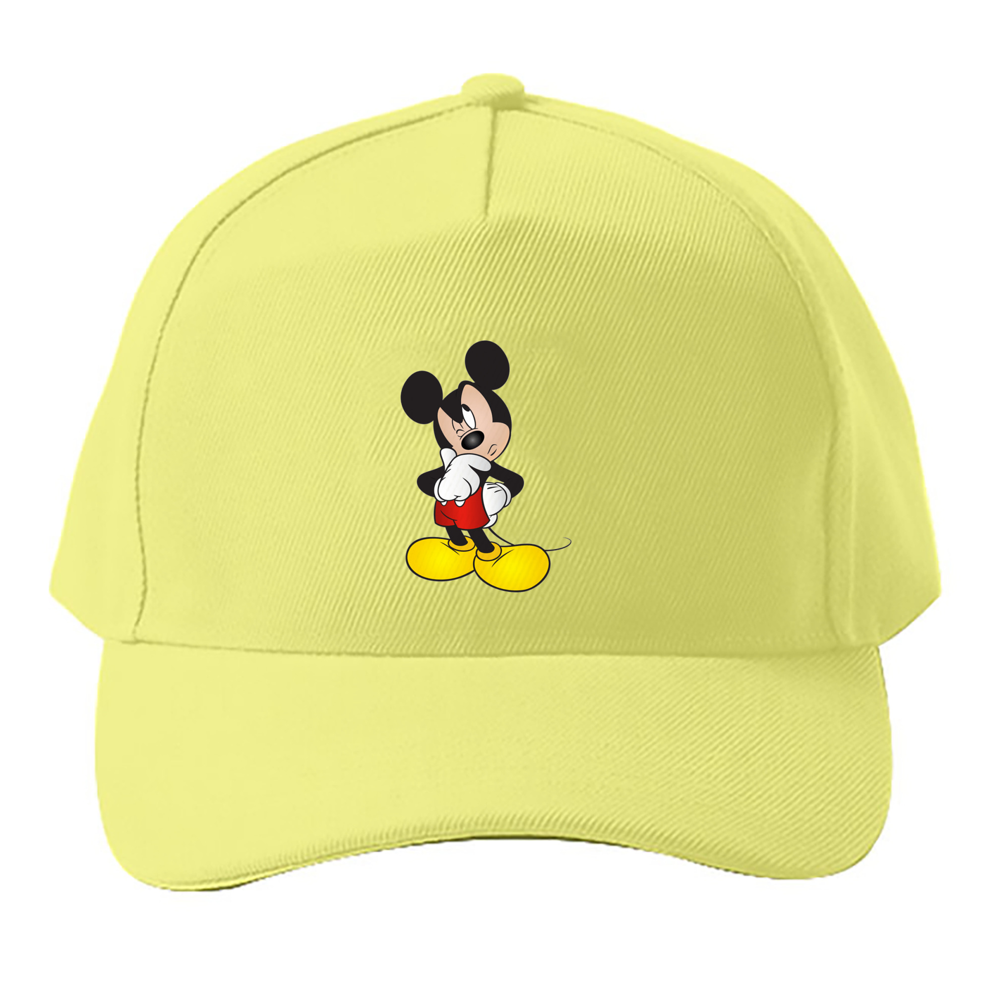 （画像用） ミッキーマウス Mickey Mouse ベースボールキャップ 綿100％ 男女兼用 帽子 スポーツ