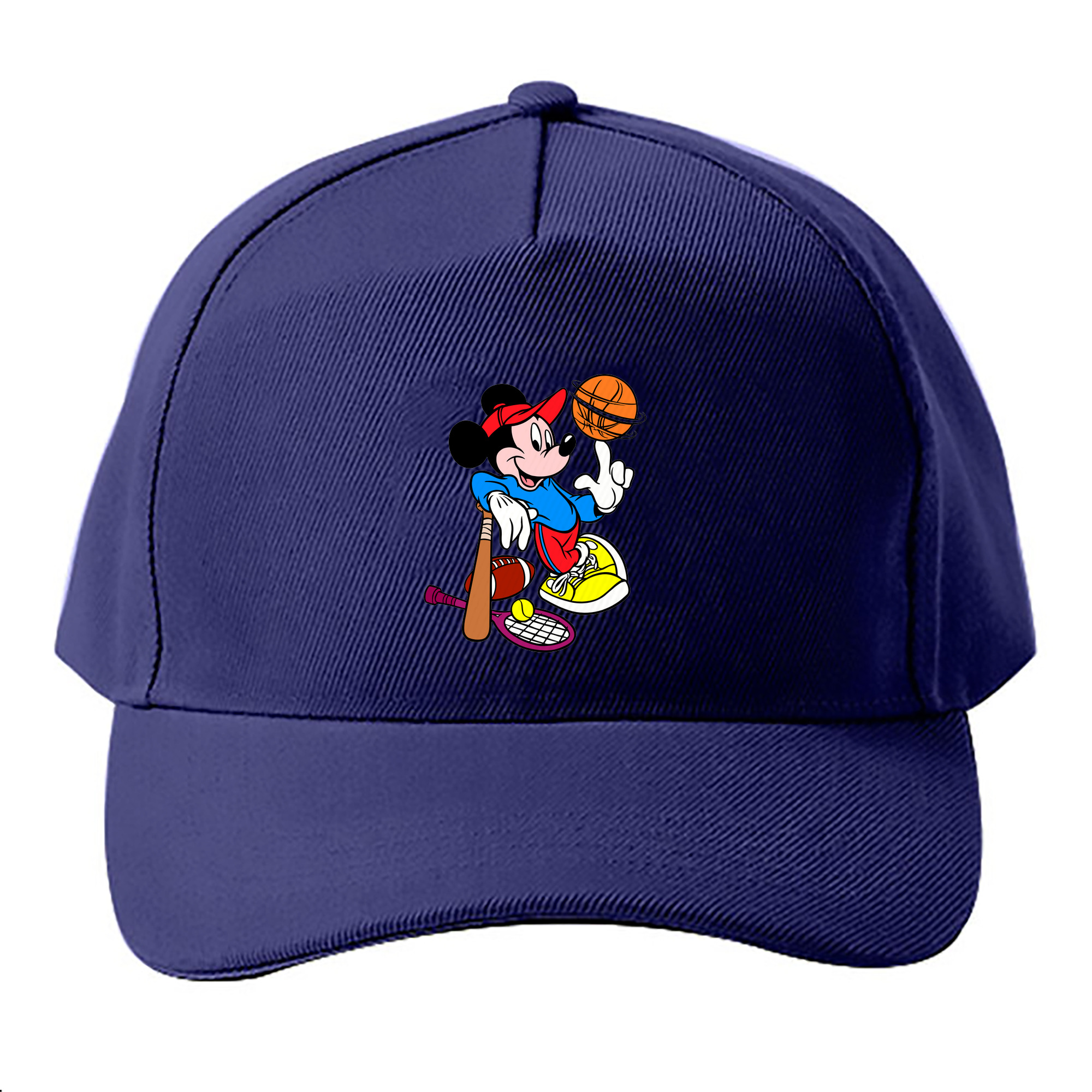 （画像用） ミッキーマウス Mickey Mouse ベースボールキャップ 綿100％ 男女兼用 帽子 スポーツ