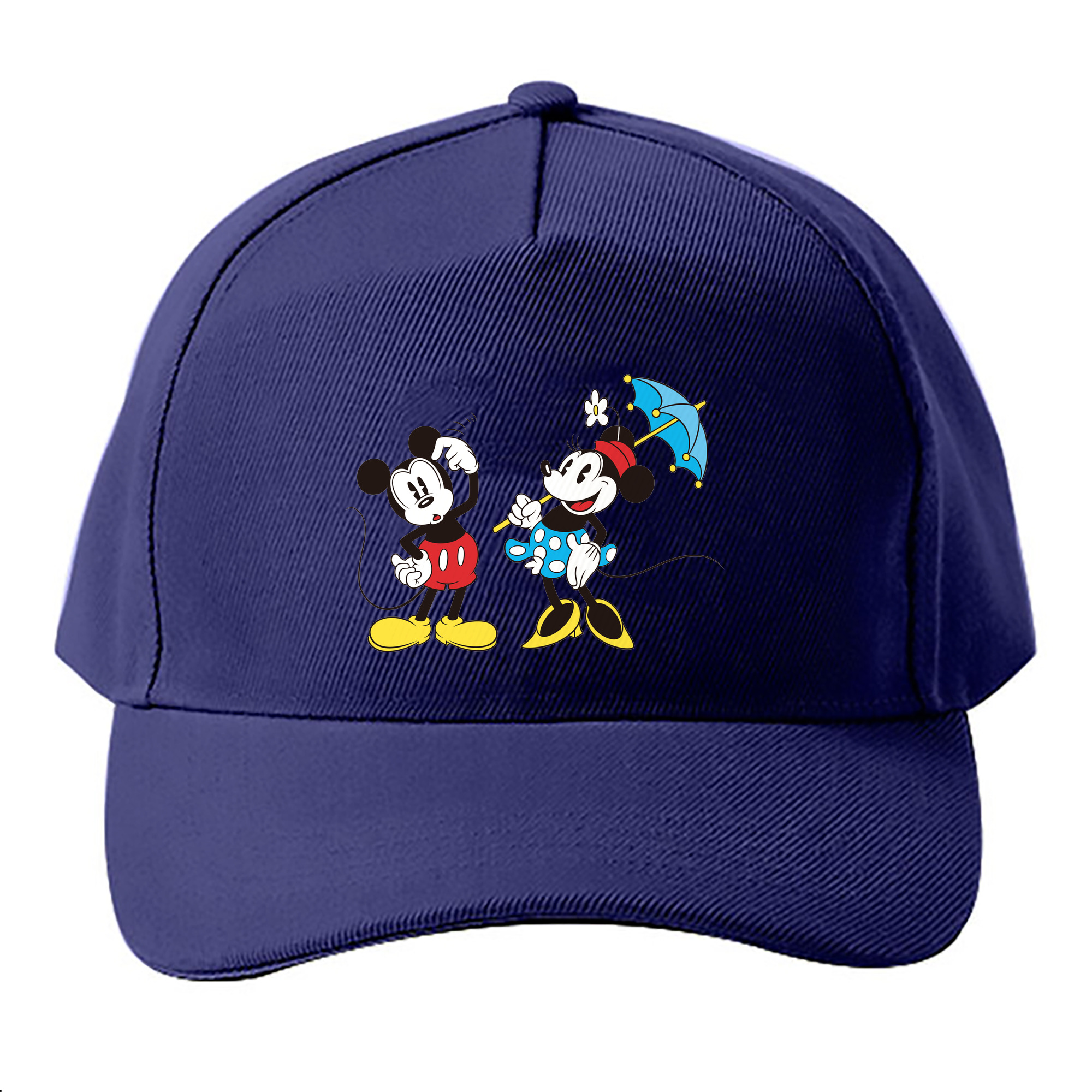 （画像用） ミッキーマウス Mickey Mouse ベースボールキャップ 綿100％ 男女兼用 帽子 スポーツ