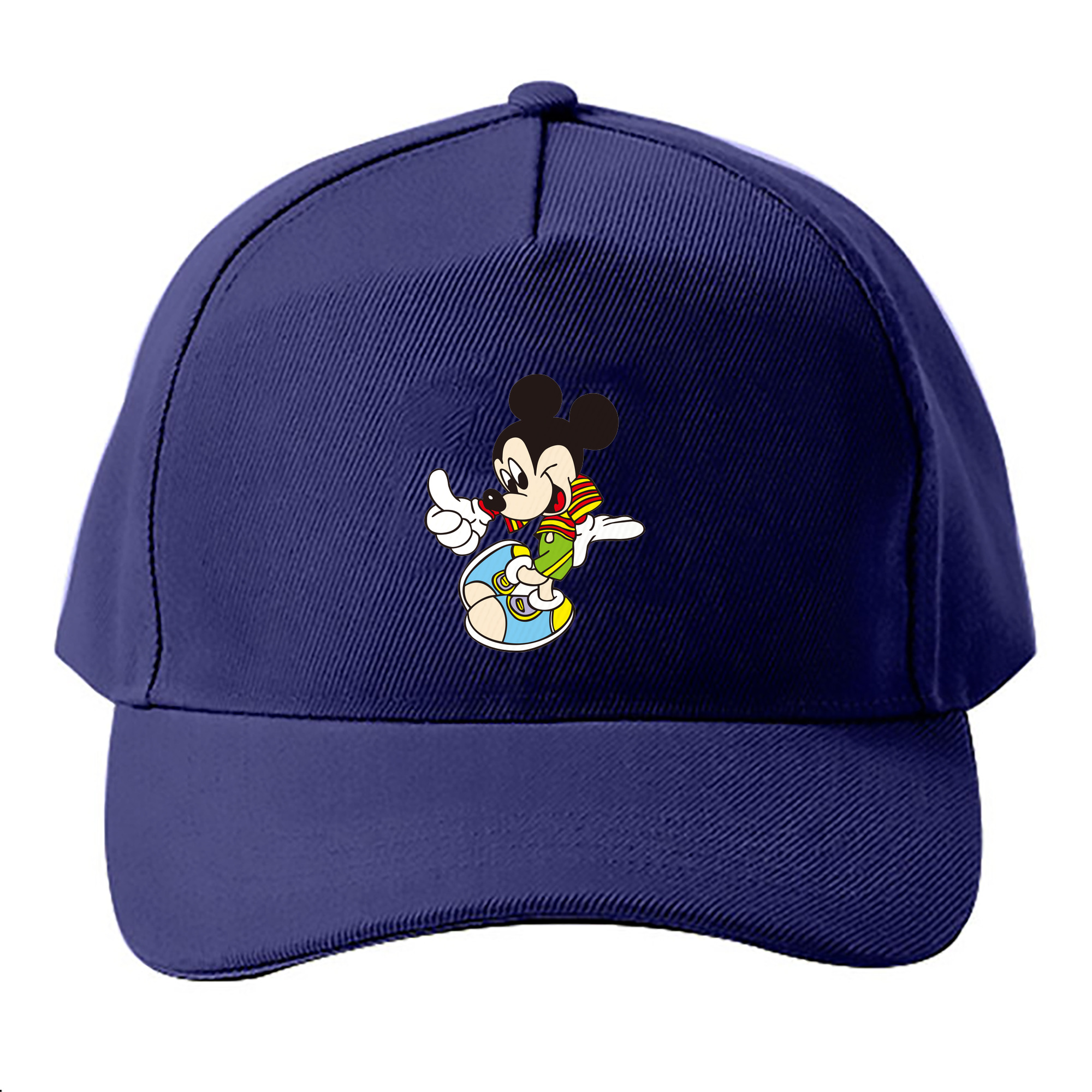 （画像用） ミッキーマウス Mickey Mouse ベースボールキャップ 綿100％ 男女兼用 帽子 スポーツ