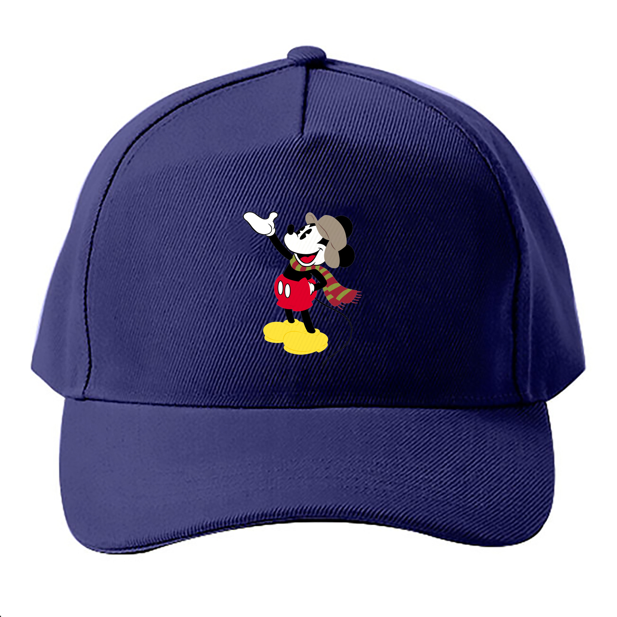 （画像用） ミッキーマウス Mickey Mouse ベースボールキャップ 綿100％ 男女兼用 帽子 スポーツ
