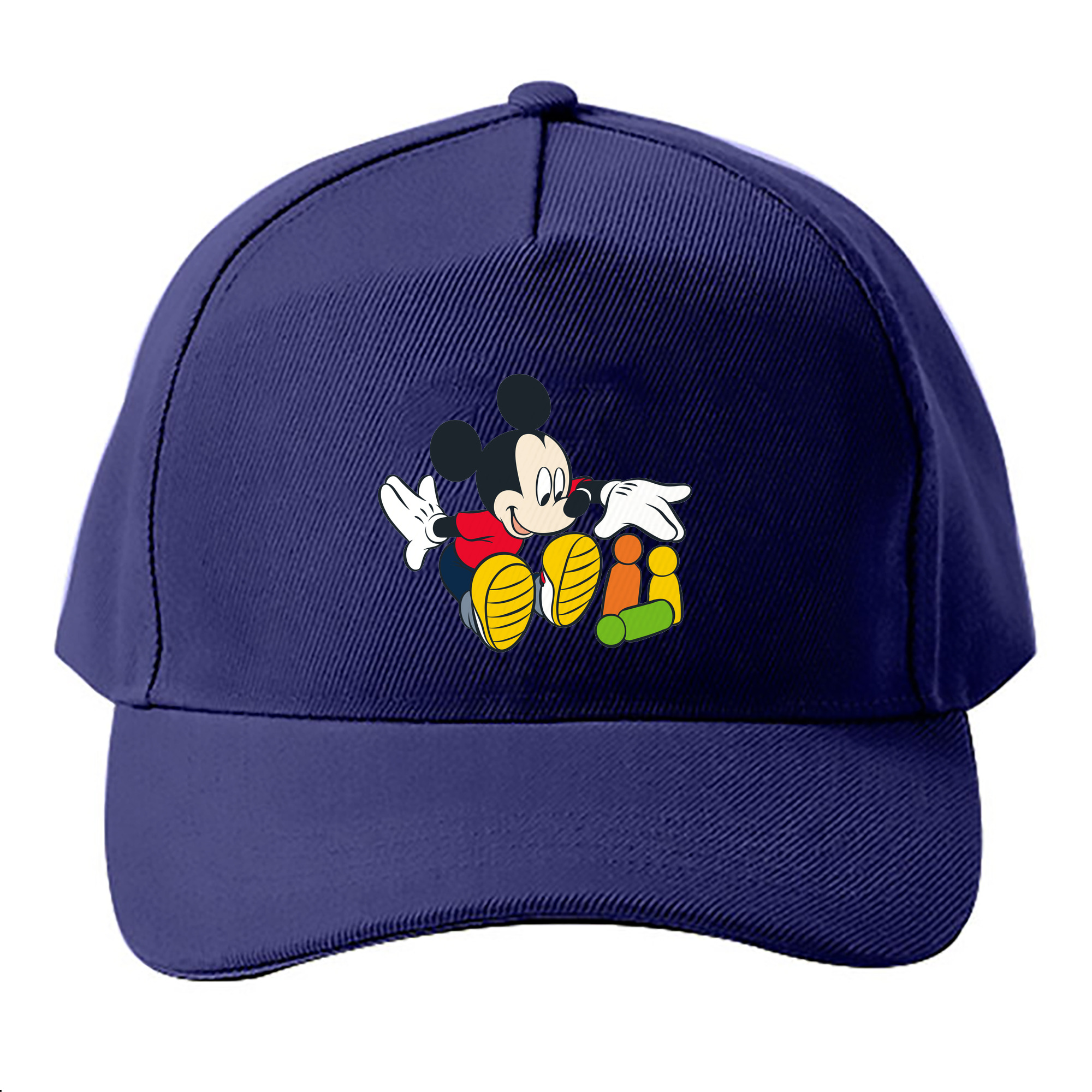 （画像用） ミッキーマウス Mickey Mouse ベースボールキャップ 綿100％ 男女兼用 帽子 スポーツ