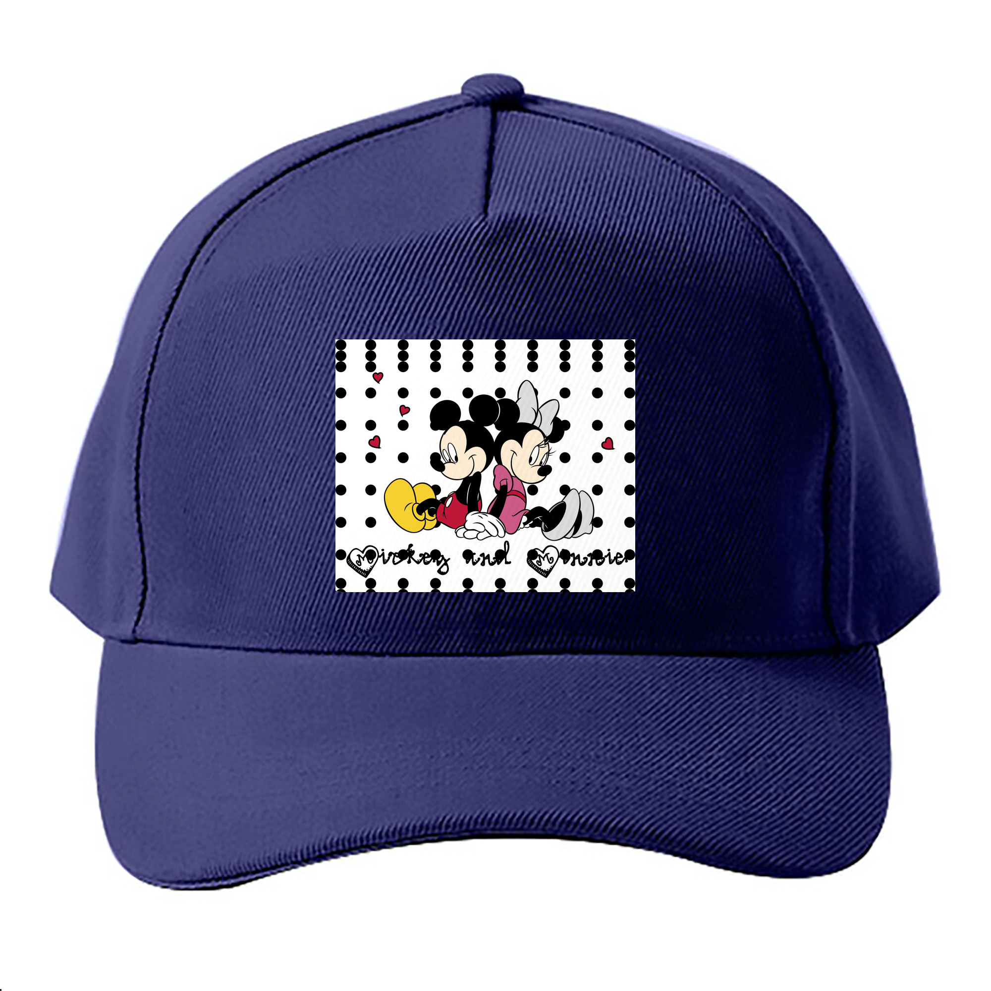 （画像用） ミッキーマウス Mickey Mouse ベースボールキャップ 綿100％ 男女兼用 帽子 スポーツ