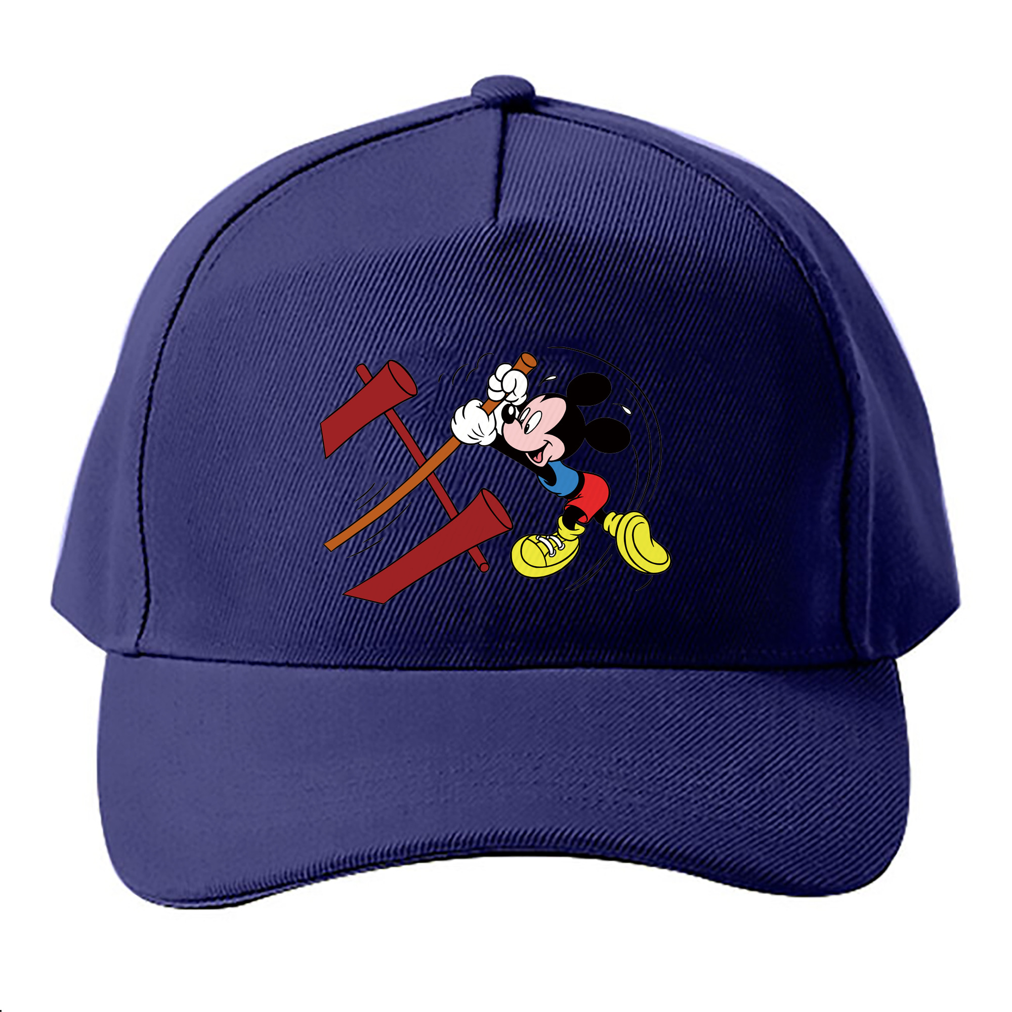（画像用） ミッキーマウス Mickey Mouse ベースボールキャップ 綿100％ 男女兼用 帽子 スポーツ