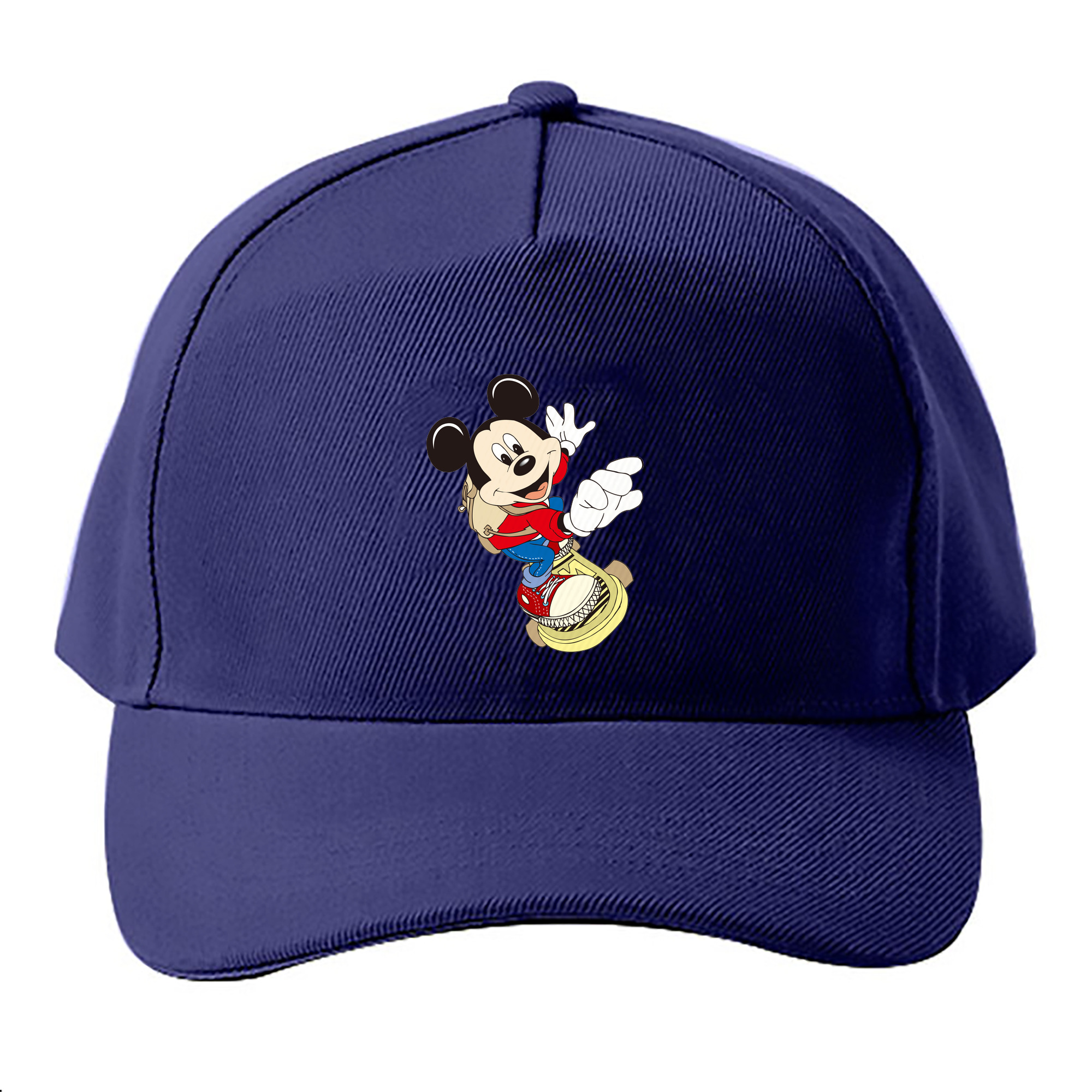 （画像用） ミッキーマウス Mickey Mouse ベースボールキャップ 綿100％ 男女兼用 帽子 スポーツ