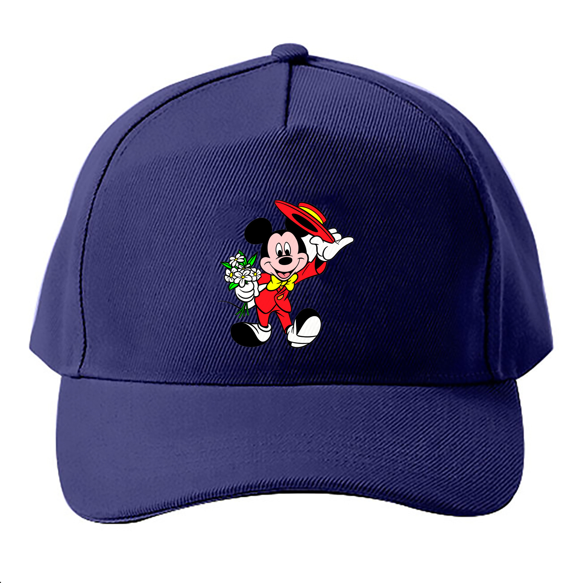 （画像用） ミッキーマウス Mickey Mouse ベースボールキャップ 綿100％ 男女兼用 帽子 スポーツ