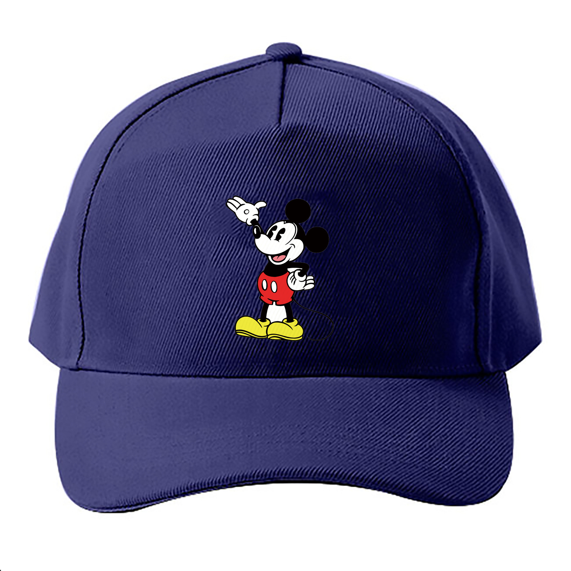 （画像用） ミッキーマウス Mickey Mouse ベースボールキャップ 綿100％ 男女兼用 帽子 スポーツ
