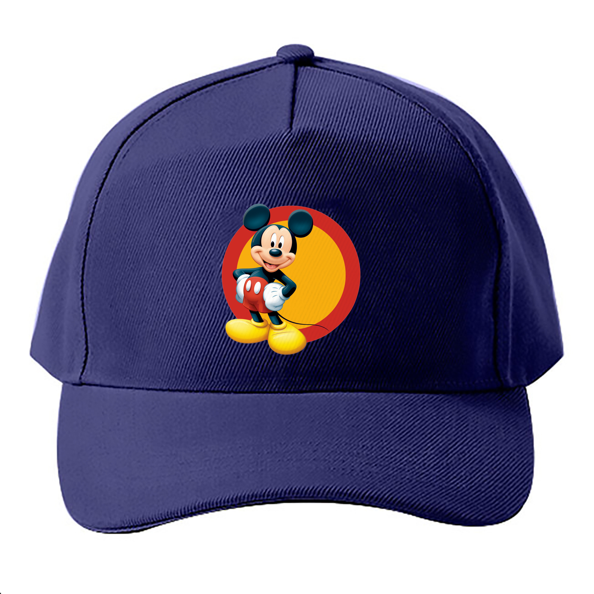 （画像用） ミッキーマウス Mickey Mouse ベースボールキャップ 綿100％ 男女兼用 帽子 スポーツ