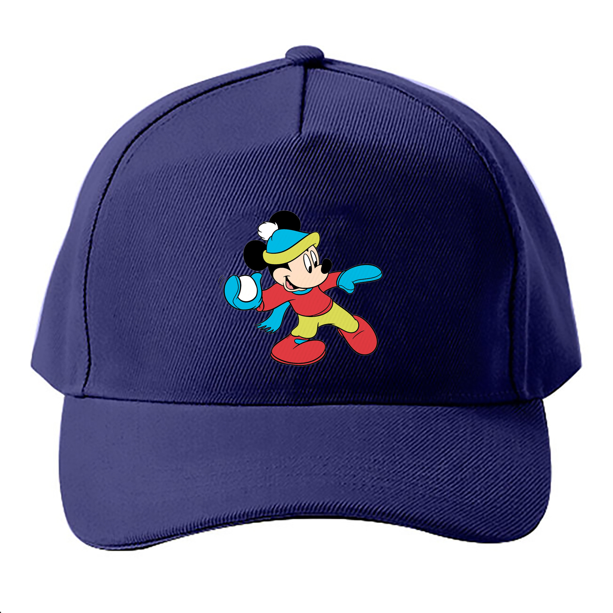 （画像用） ミッキーマウス Mickey Mouse ベースボールキャップ 綿100％ 男女兼用 帽子 スポーツ