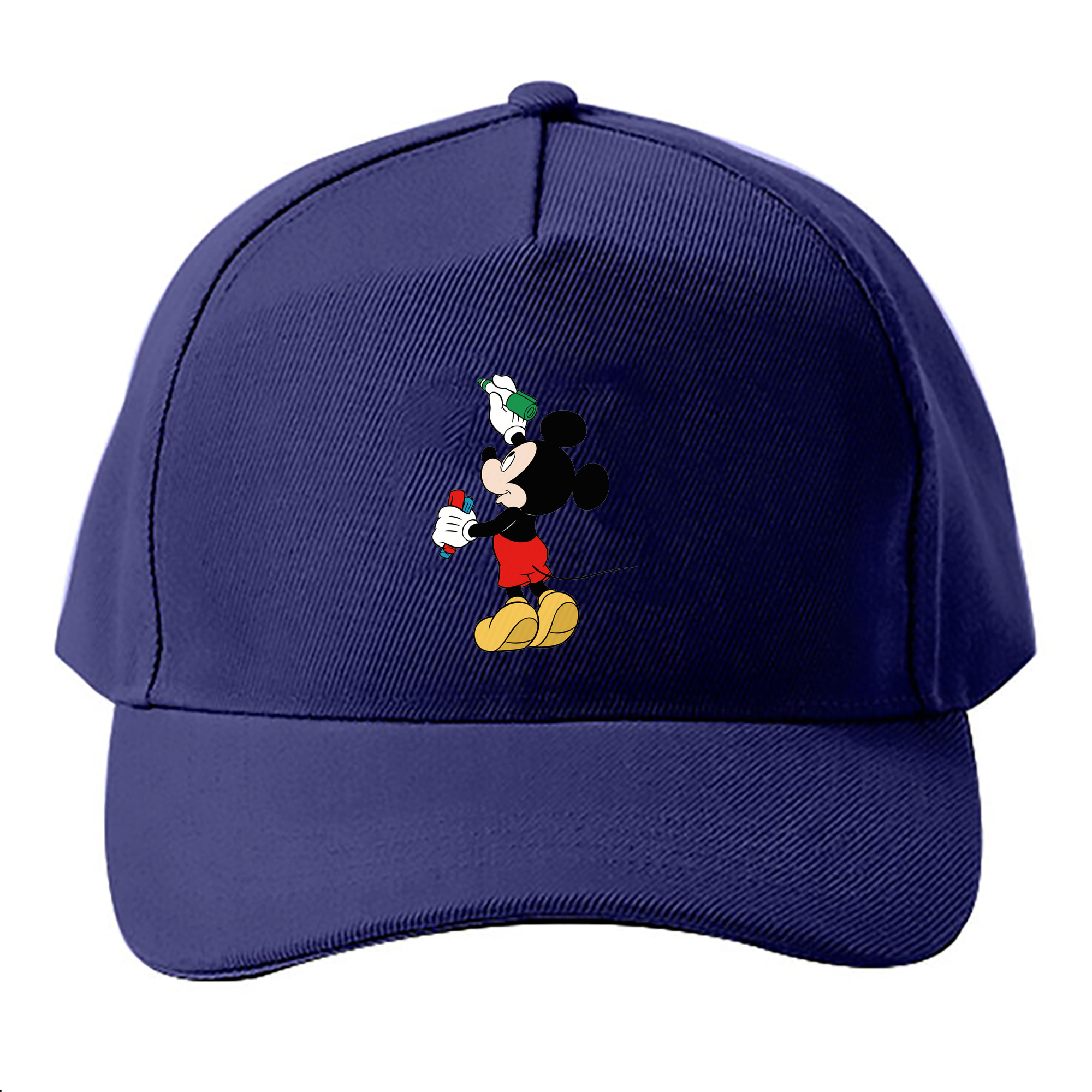 （画像用） ミッキーマウス Mickey Mouse ベースボールキャップ 綿100％ 男女兼用 帽子 スポーツ