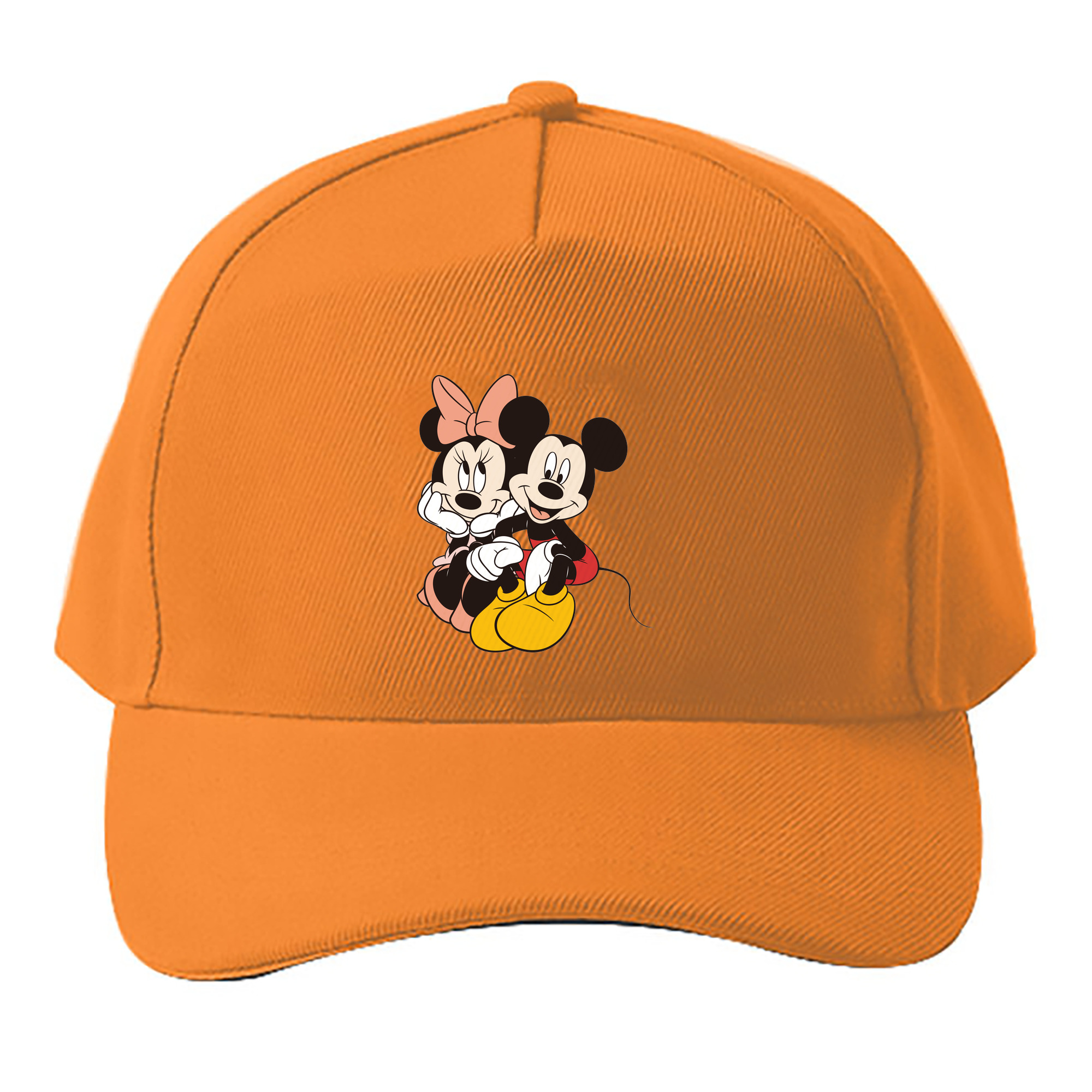 （画像用） ミッキーマウス Mickey Mouse ベースボールキャップ 綿100％ 男女兼用 帽子 スポーツ