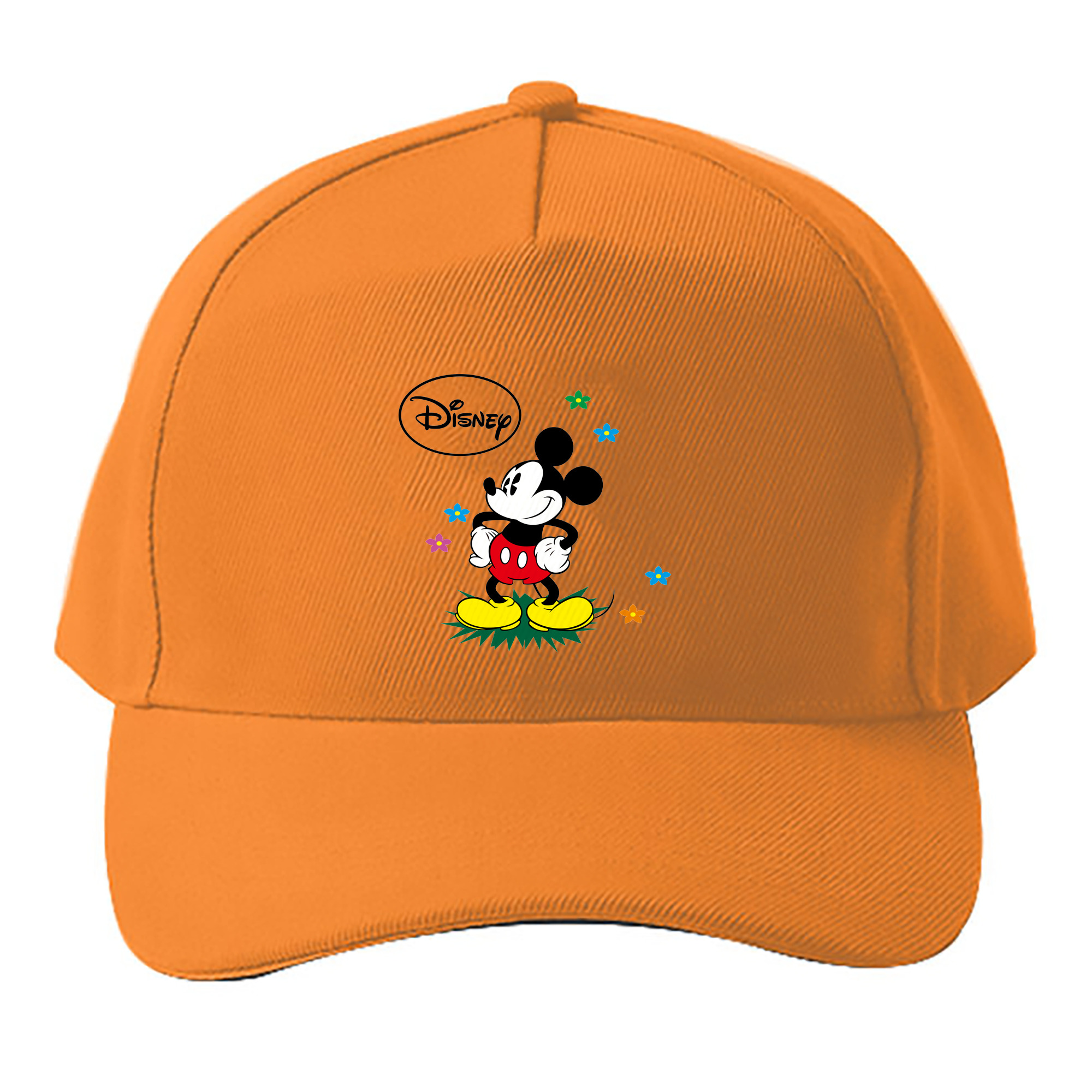 （画像用） ミッキーマウス Mickey Mouse ベースボールキャップ 綿100％ 男女兼用 帽子 スポーツ