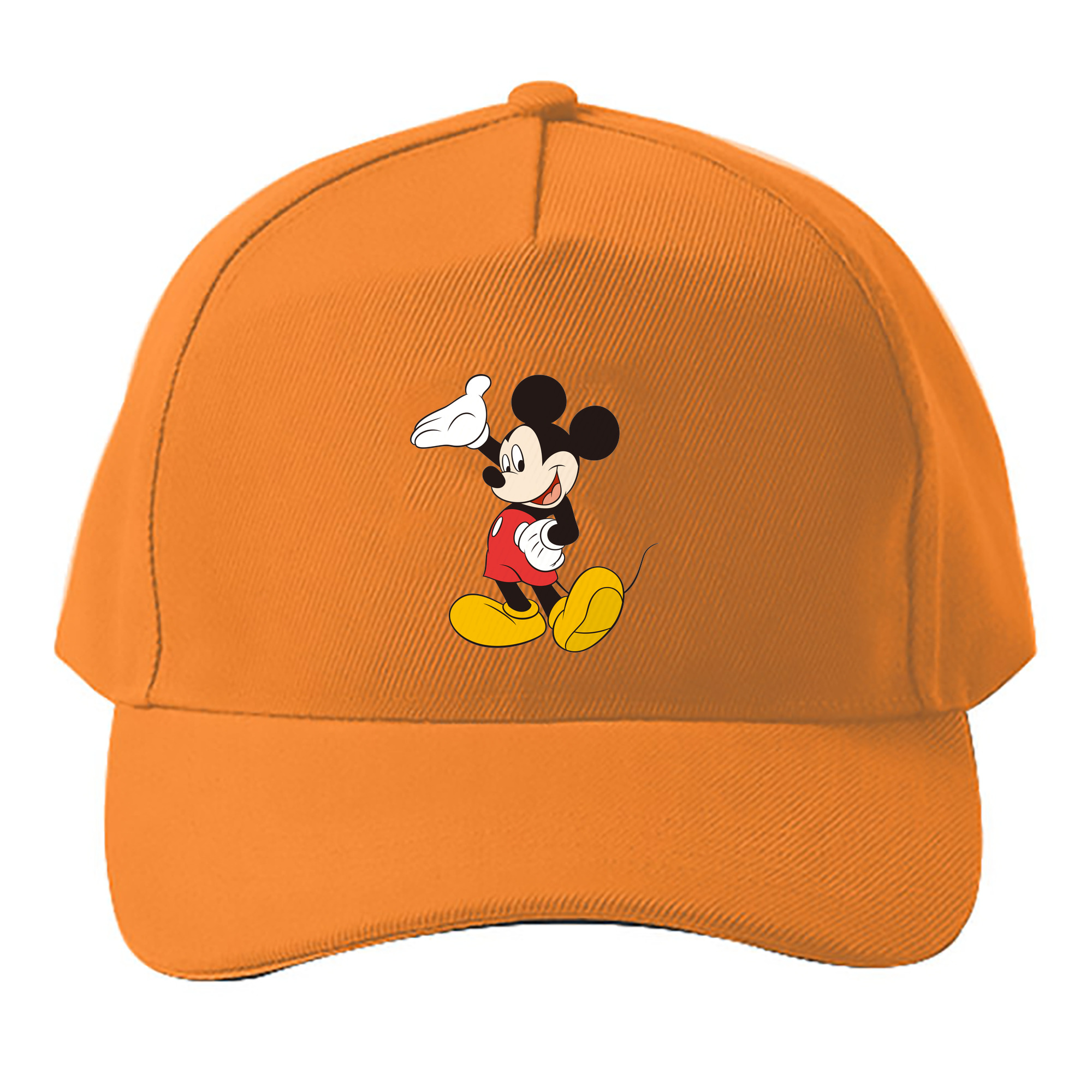 （画像用） ミッキーマウス Mickey Mouse ベースボールキャップ 綿100％ 男女兼用 帽子 スポーツ