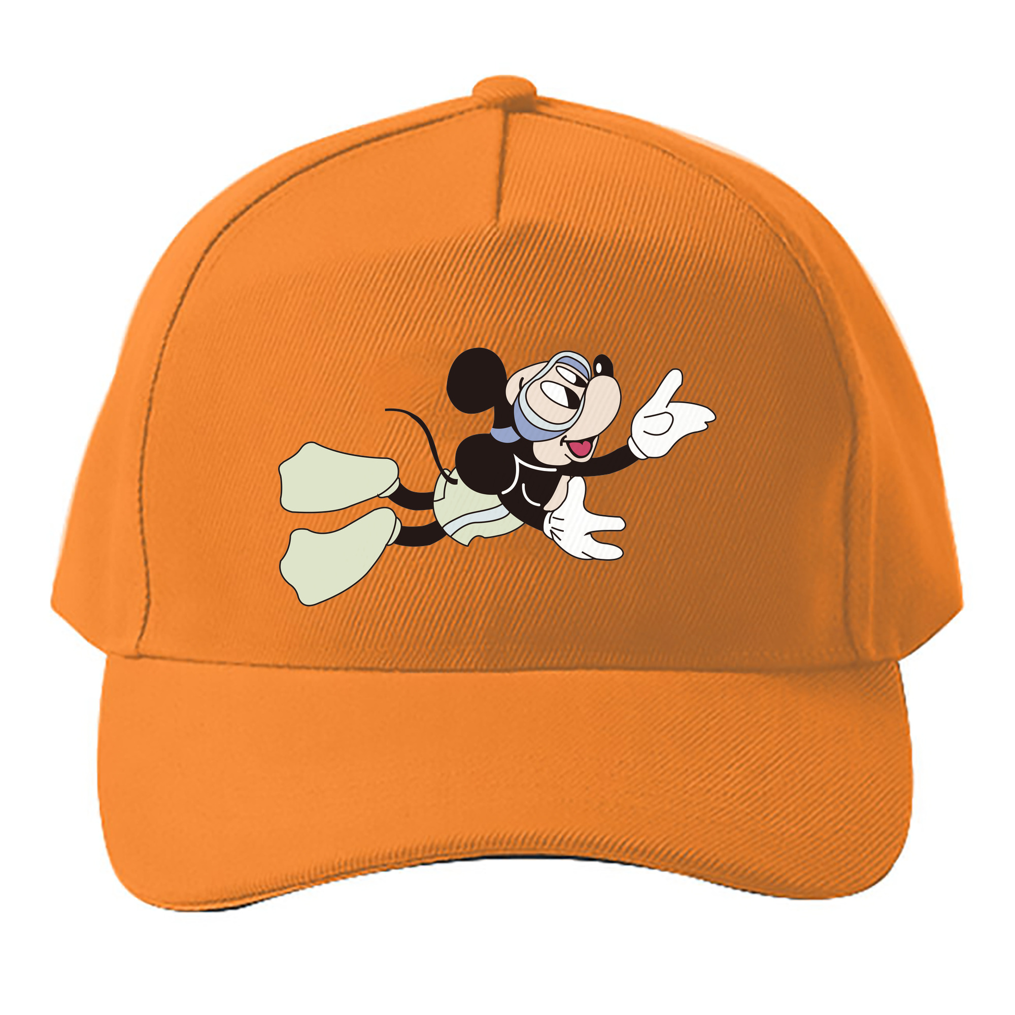 （画像用） ミッキーマウス Mickey Mouse ベースボールキャップ 綿100％ 男女兼用 帽子 スポーツ