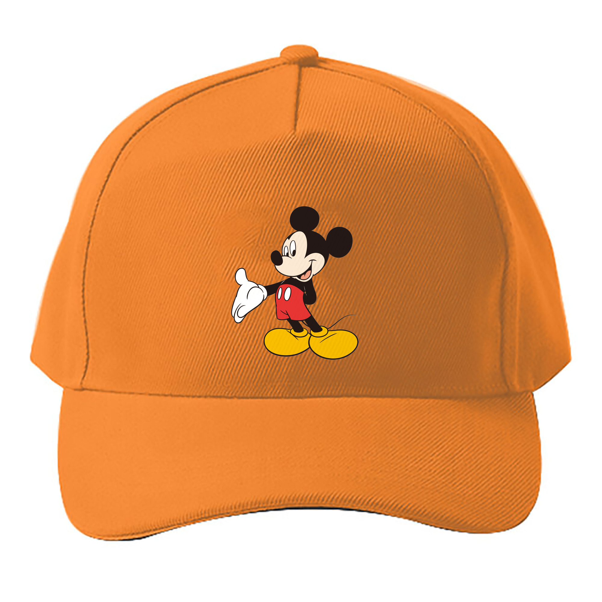 （画像用） ミッキーマウス Mickey Mouse ベースボールキャップ 綿100％ 男女兼用 帽子 スポーツ