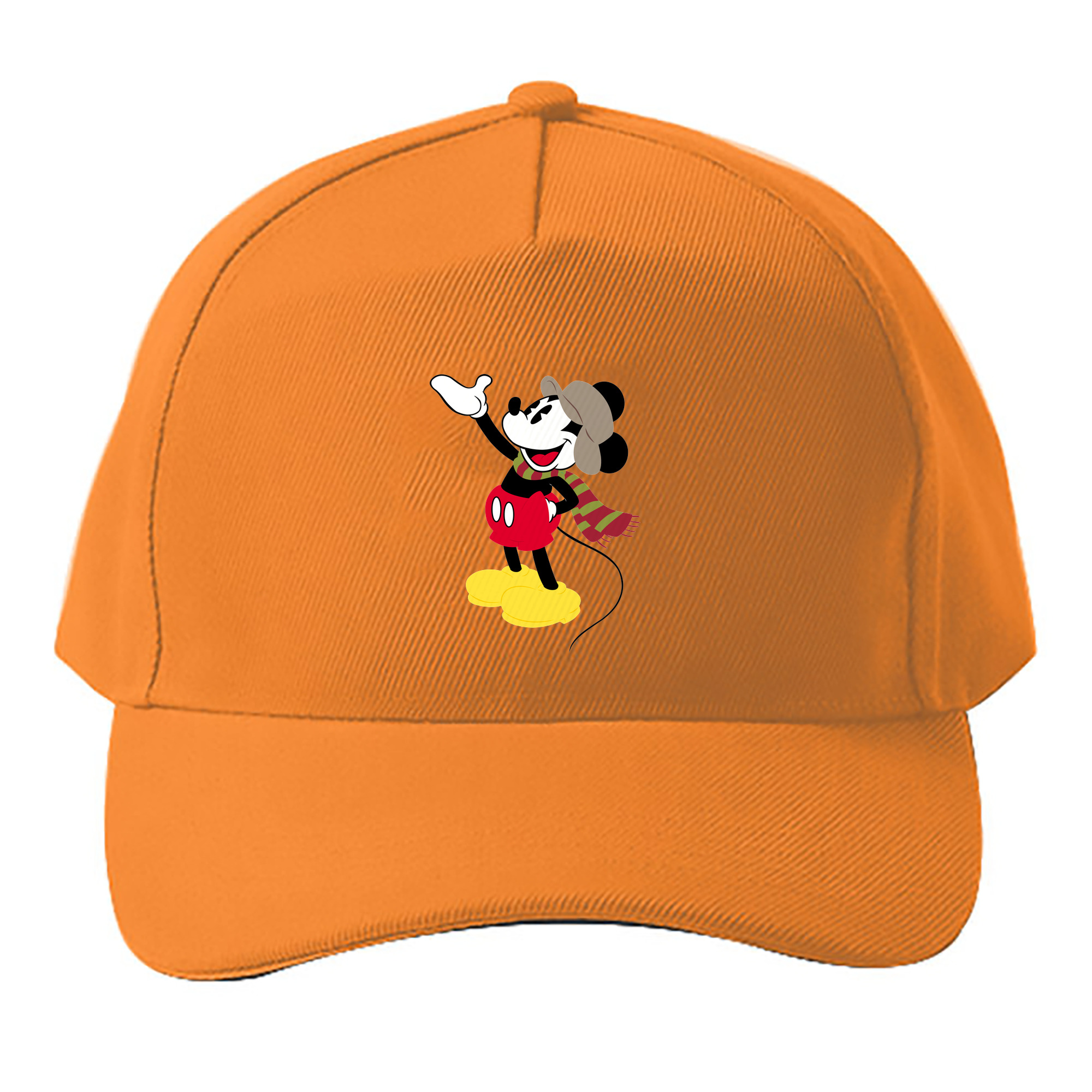 （画像用） ミッキーマウス Mickey Mouse ベースボールキャップ 綿100％ 男女兼用 帽子 スポーツ