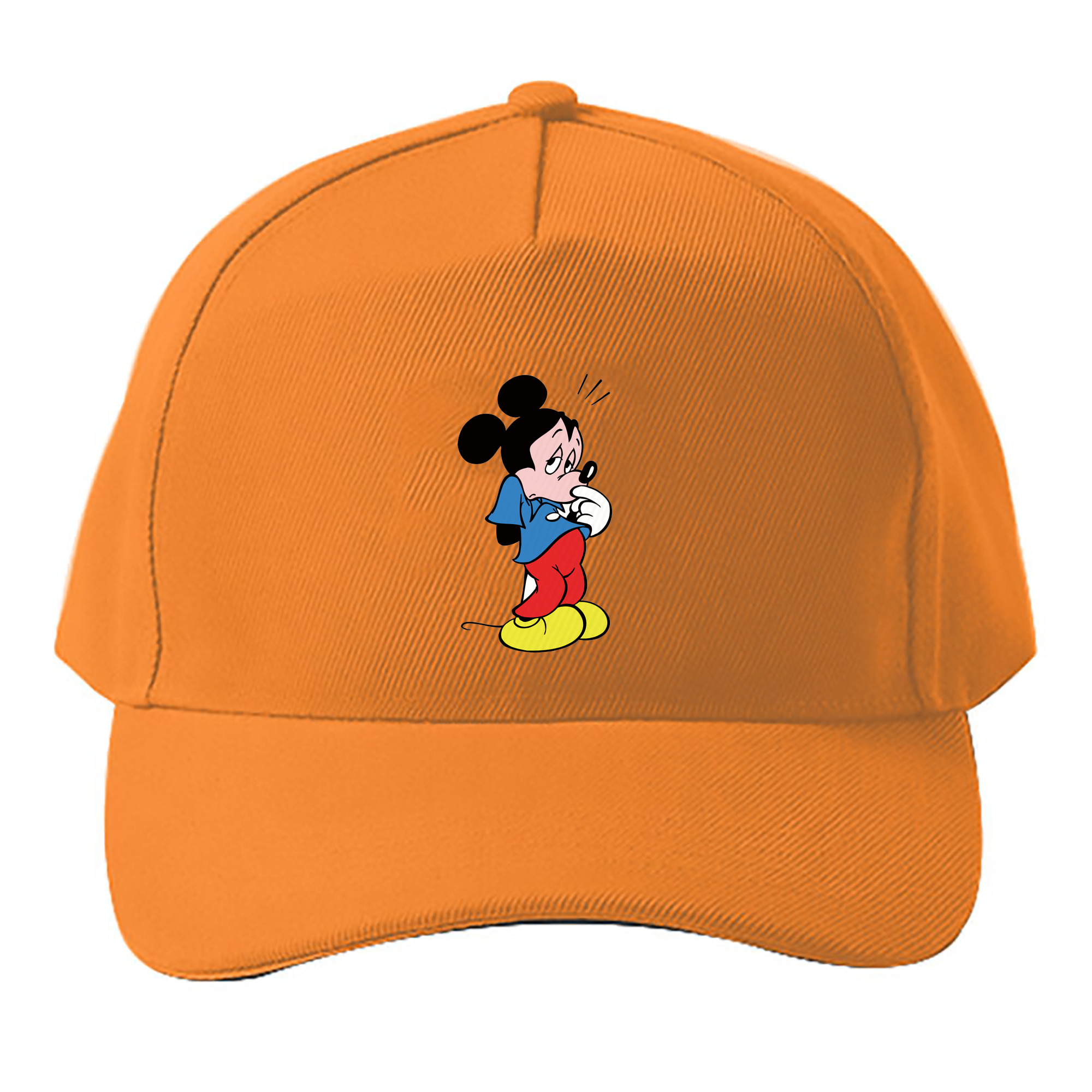 （画像用） ミッキーマウス Mickey Mouse ベースボールキャップ 綿100％ 男女兼用 帽子 スポーツ