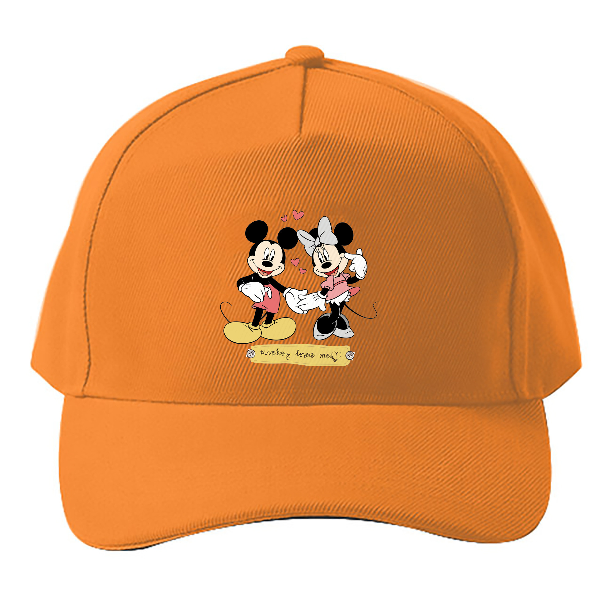 （画像用） ミッキーマウス Mickey Mouse ベースボールキャップ 綿100％ 男女兼用 帽子 スポーツ