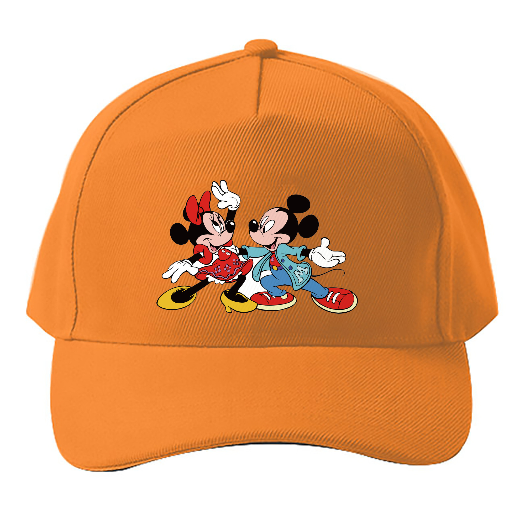 （画像用） ミッキーマウス Mickey Mouse ベースボールキャップ 綿100％ 男女兼用 帽子 スポーツ