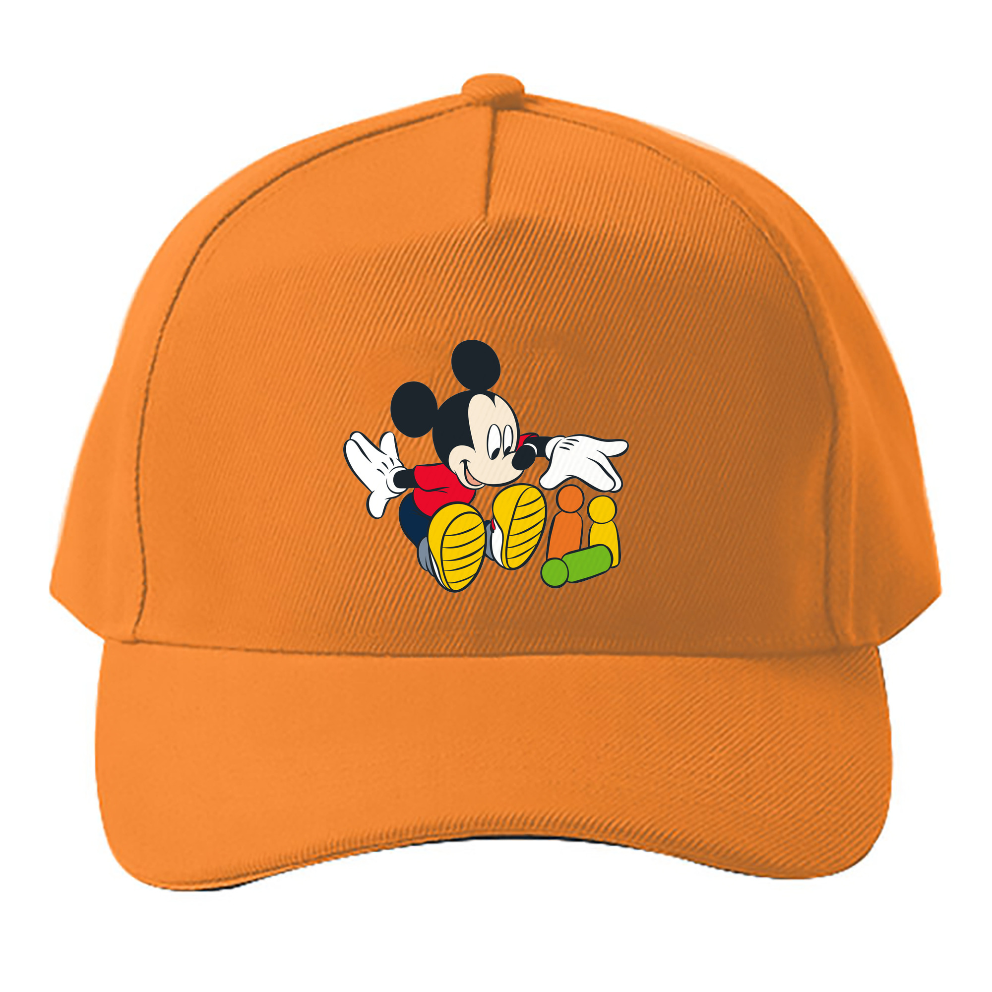 （画像用） ミッキーマウス Mickey Mouse ベースボールキャップ 綿100％ 男女兼用 帽子 スポーツ