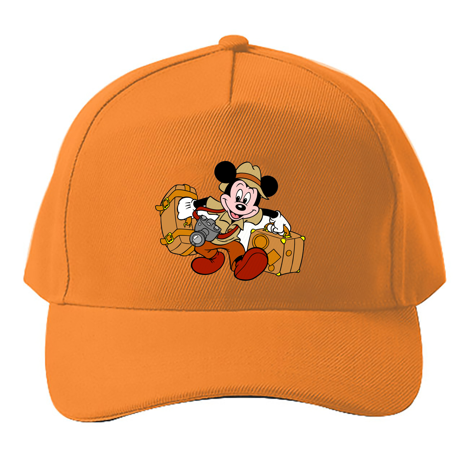 （画像用） ミッキーマウス Mickey Mouse ベースボールキャップ 綿100％ 男女兼用 帽子 スポーツ