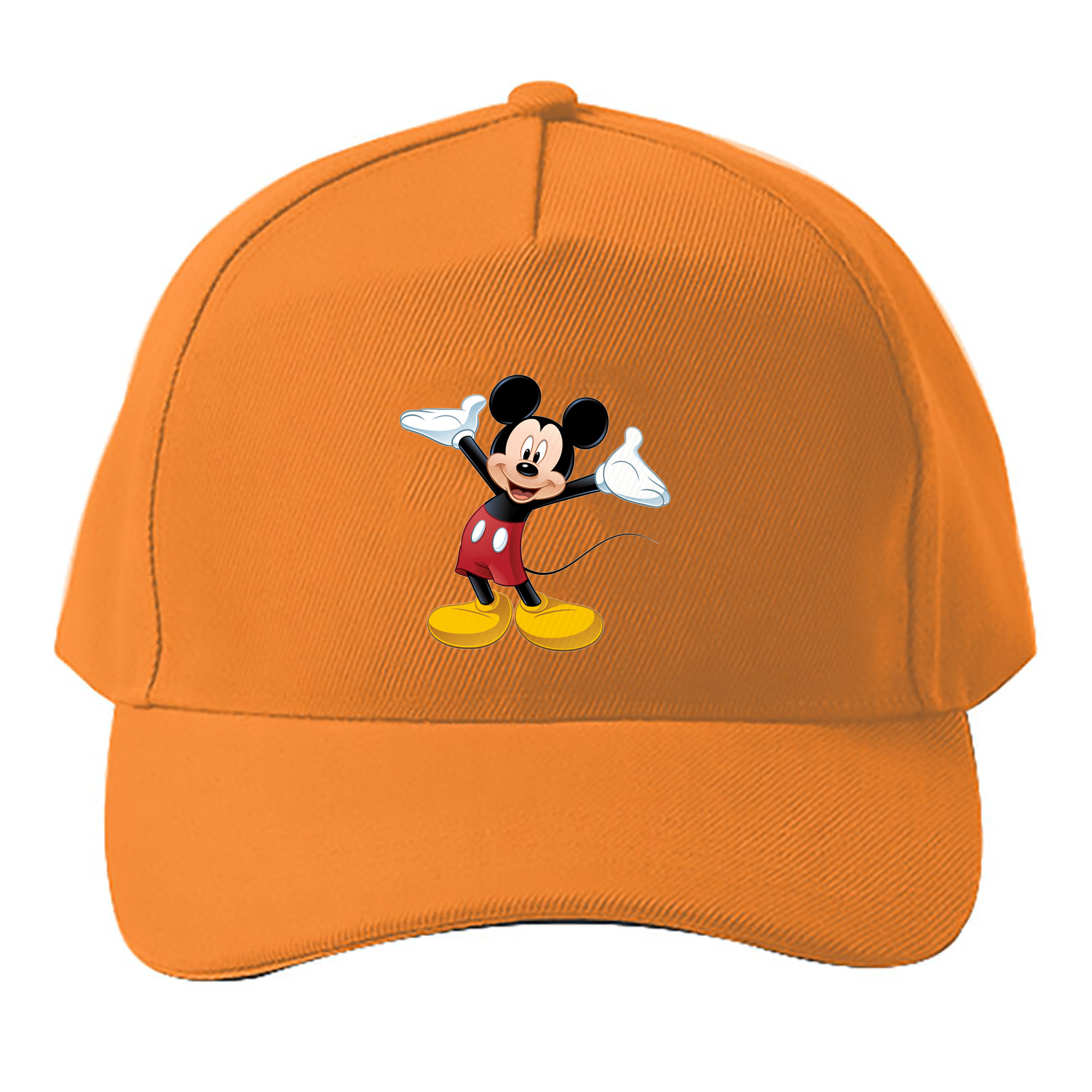 （画像用） ミッキーマウス Mickey Mouse ベースボールキャップ 綿100％ 男女兼用 帽子 スポーツ
