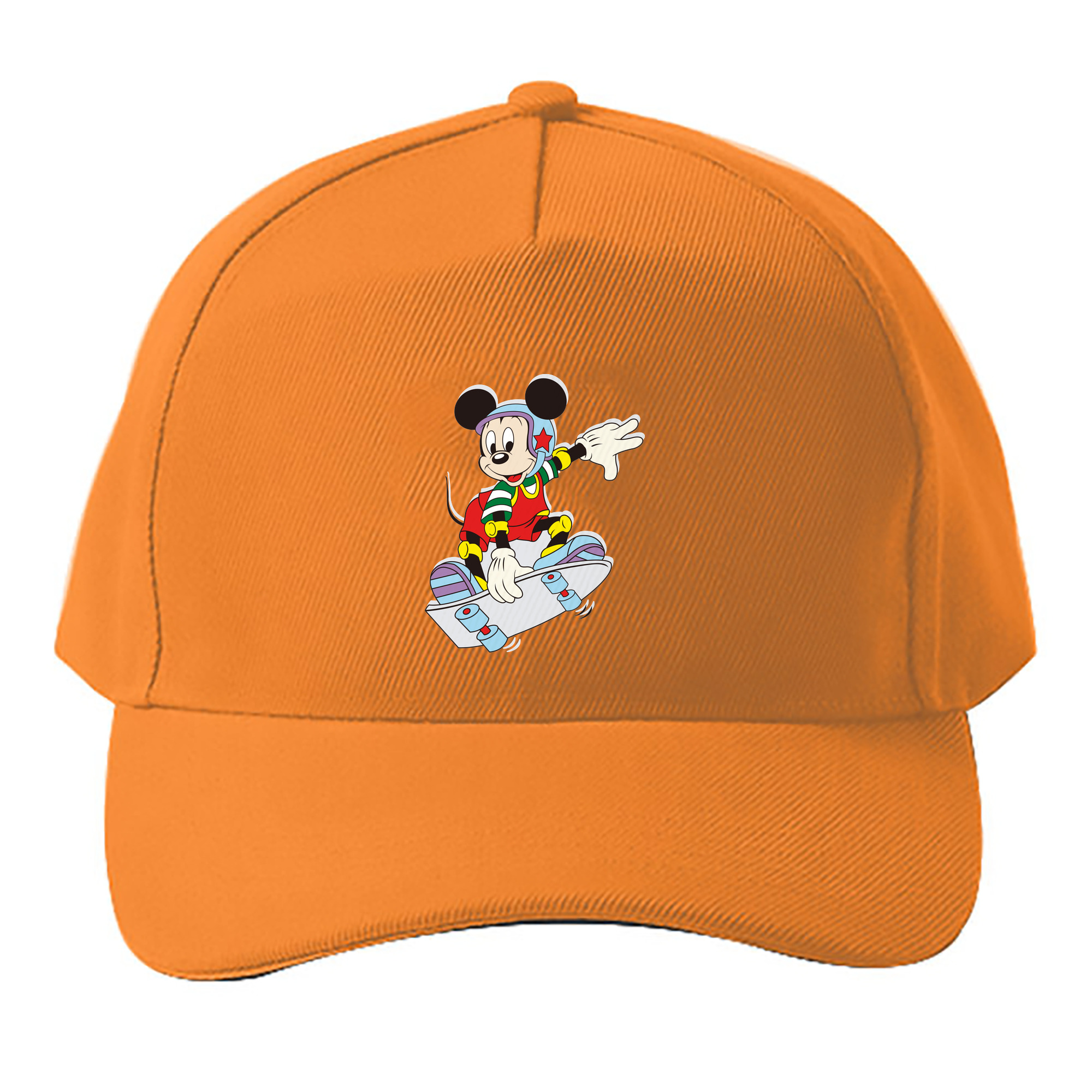 （画像用） ミッキーマウス Mickey Mouse ベースボールキャップ 綿100％ 男女兼用 帽子 スポーツ