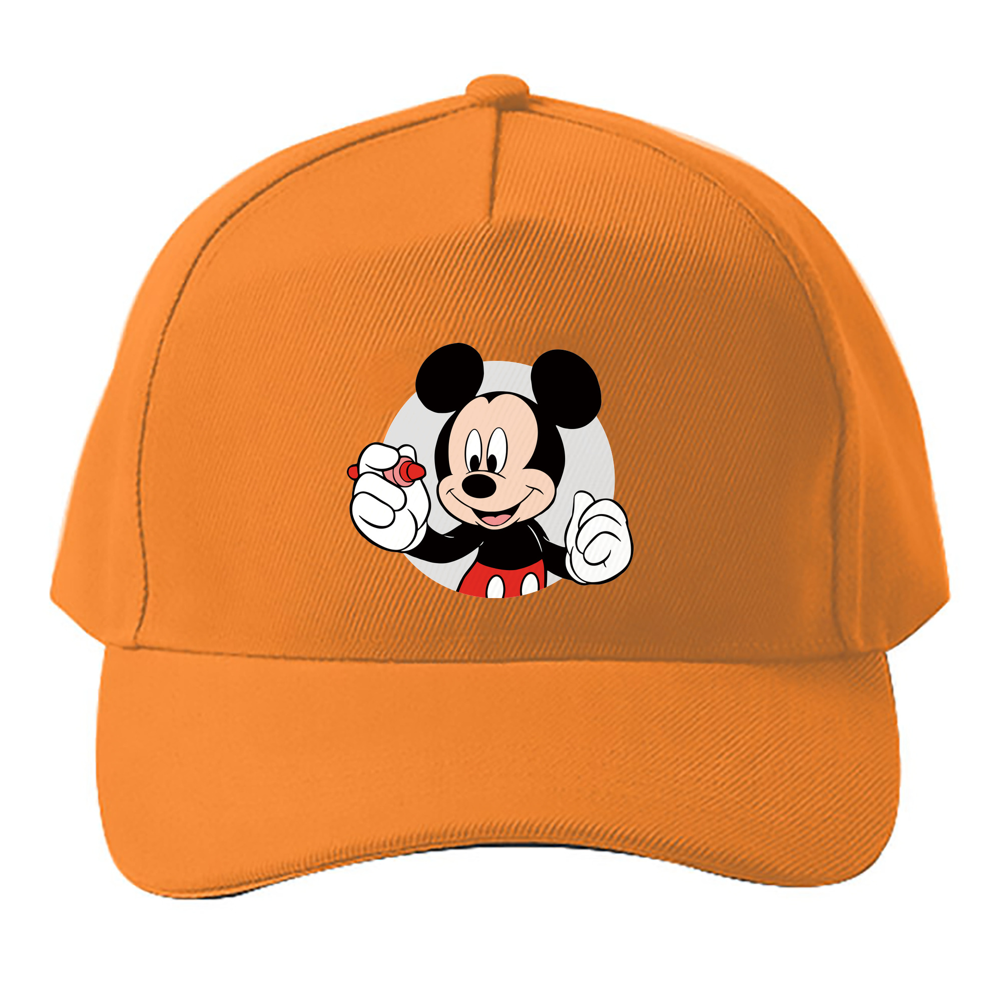 （画像用） ミッキーマウス Mickey Mouse ベースボールキャップ 綿100％ 男女兼用 帽子 スポーツ