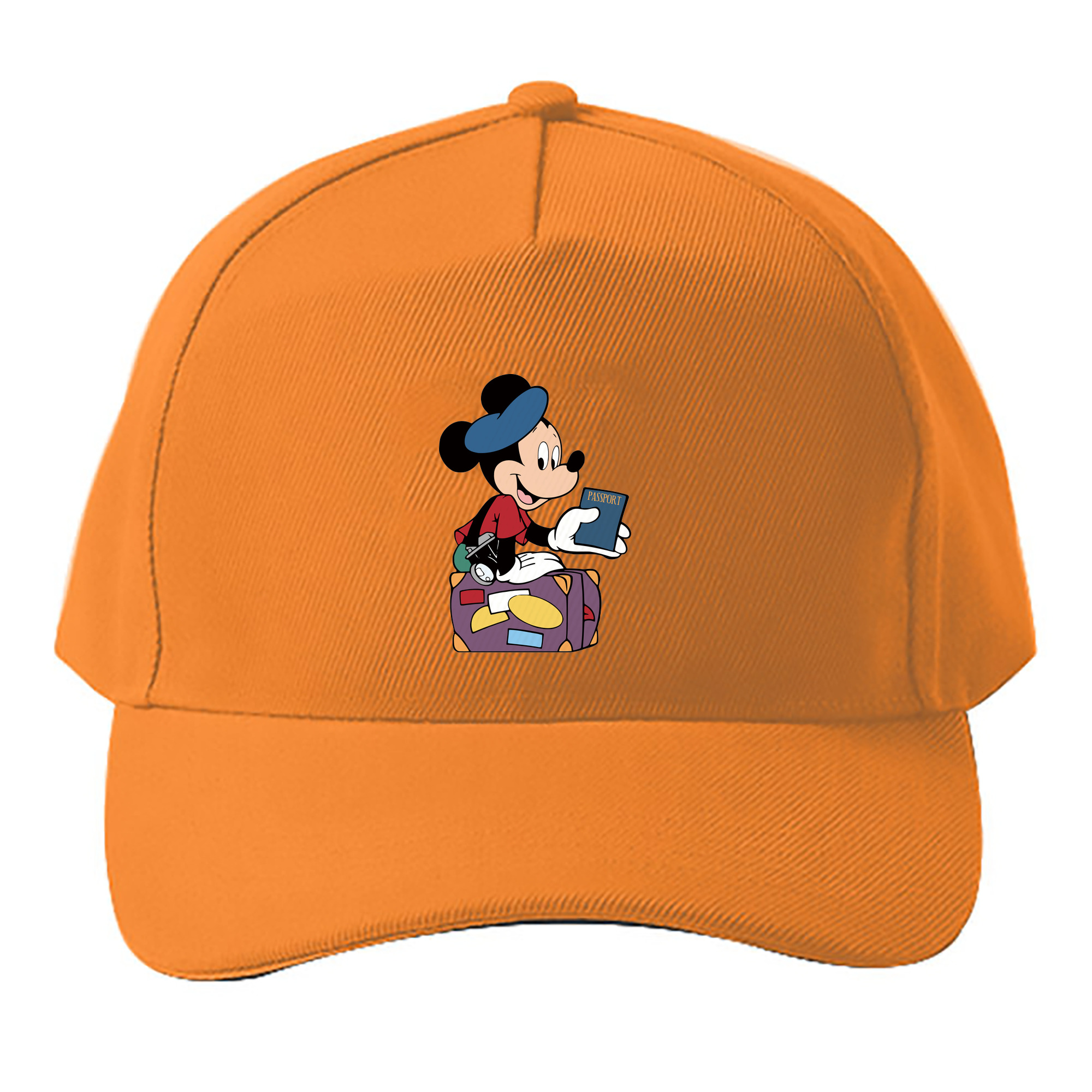 （画像用） ミッキーマウス Mickey Mouse ベースボールキャップ 綿100％ 男女兼用 帽子 スポーツ