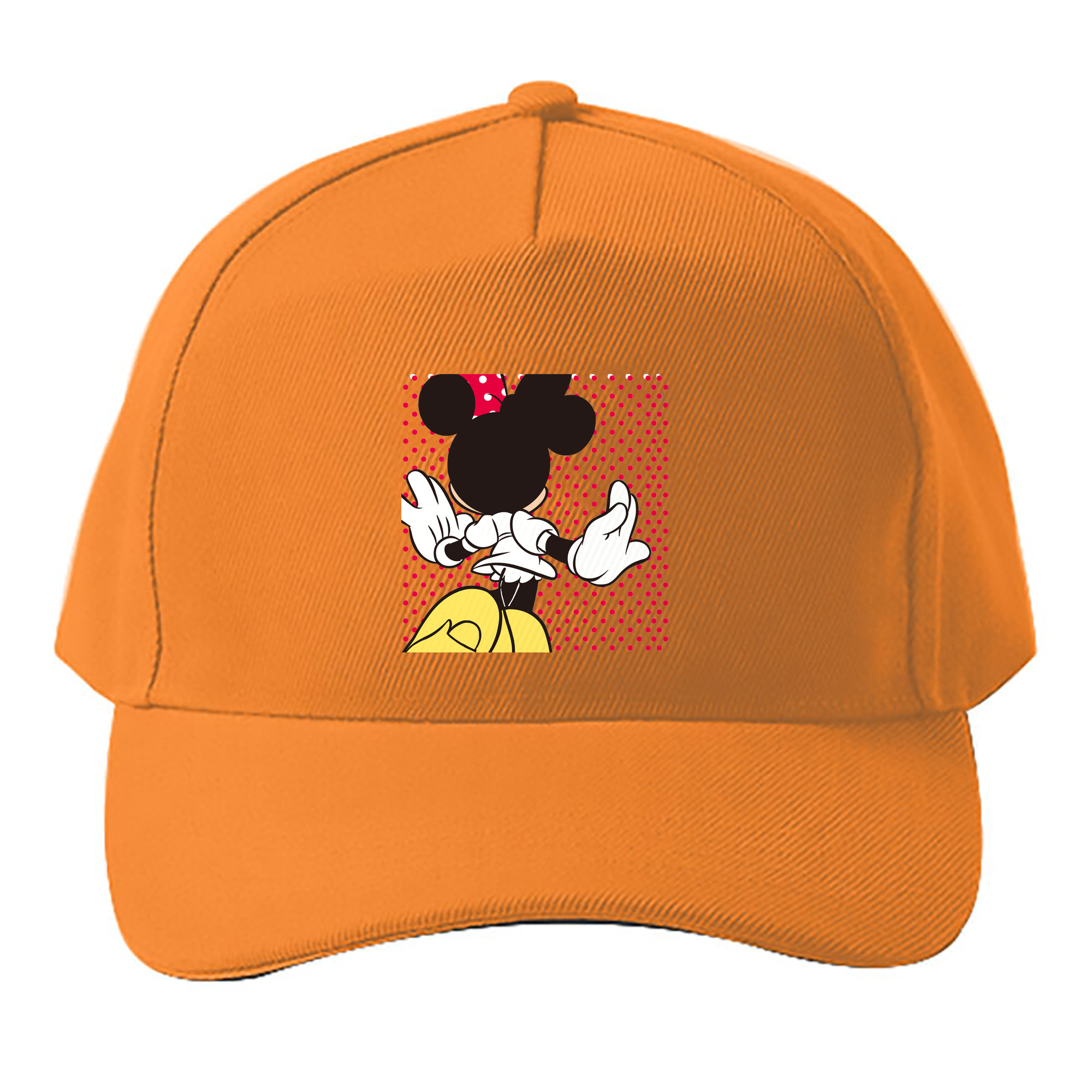 （画像用） ミッキーマウス Mickey Mouse ベースボールキャップ 綿100％ 男女兼用 帽子 スポーツ