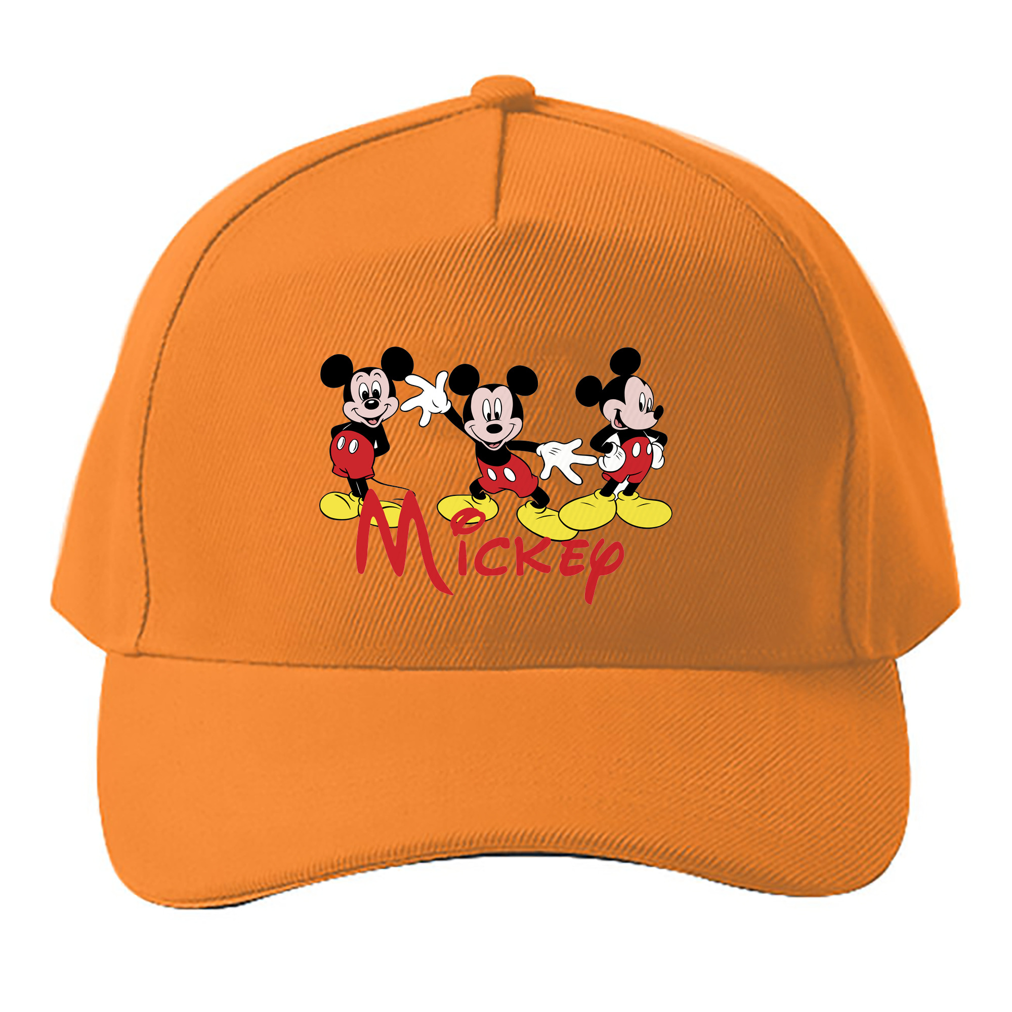 （画像用） ミッキーマウス Mickey Mouse ベースボールキャップ 綿100％ 男女兼用 帽子 スポーツ