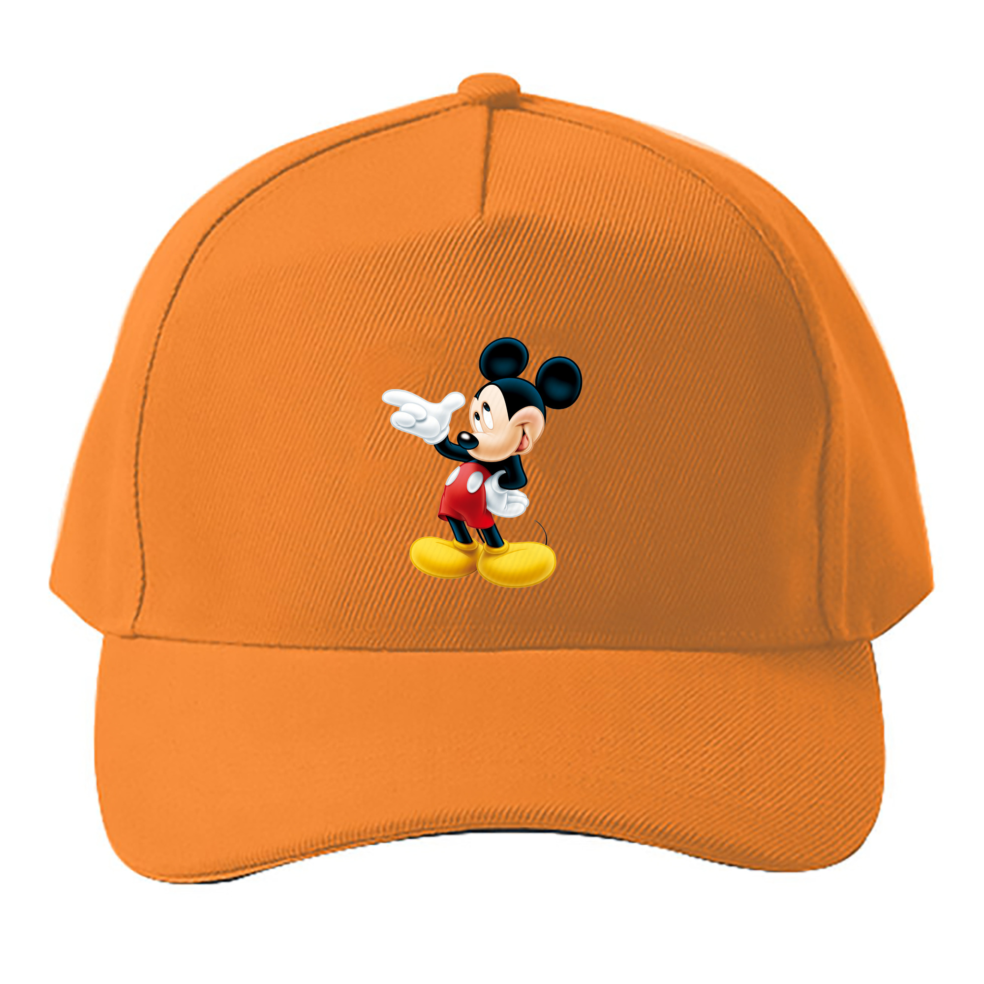（画像用） ミッキーマウス Mickey Mouse ベースボールキャップ 綿100％ 男女兼用 帽子 スポーツ