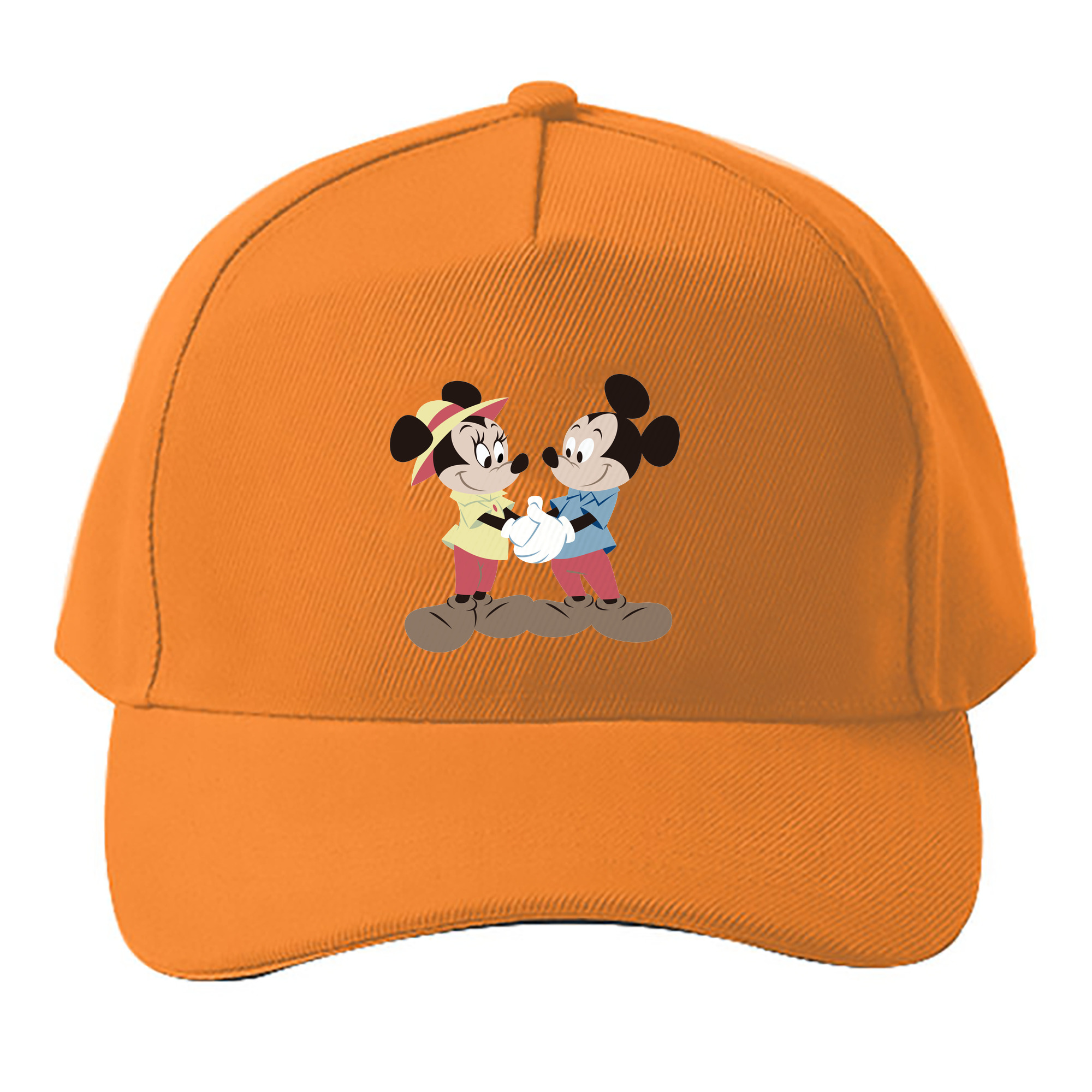 （画像用） ミッキーマウス Mickey Mouse ベースボールキャップ 綿100％ 男女兼用 帽子 スポーツ