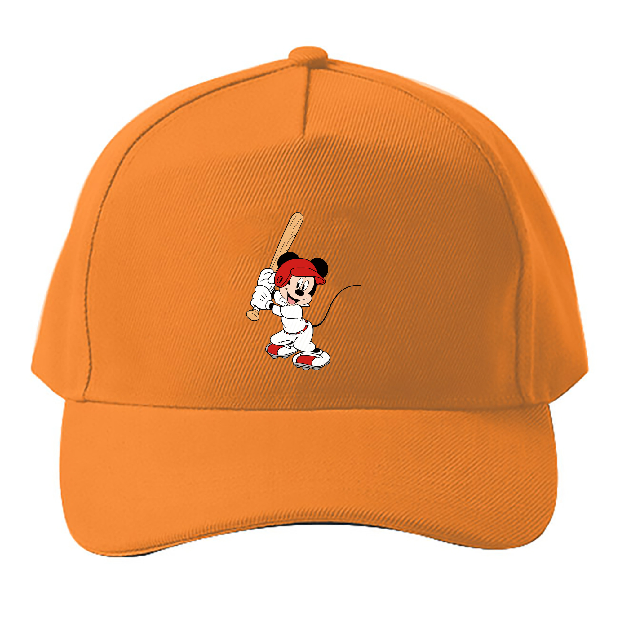 （画像用） ミッキーマウス Mickey Mouse ベースボールキャップ 綿100％ 男女兼用 帽子 スポーツ